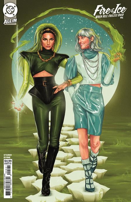 FIRE & ICE WHEN HELL FREEZES OVER #5 (OF 6) CVR B JACK HUGHES CARD STOCK VAR DC Comics Comic Book 2025