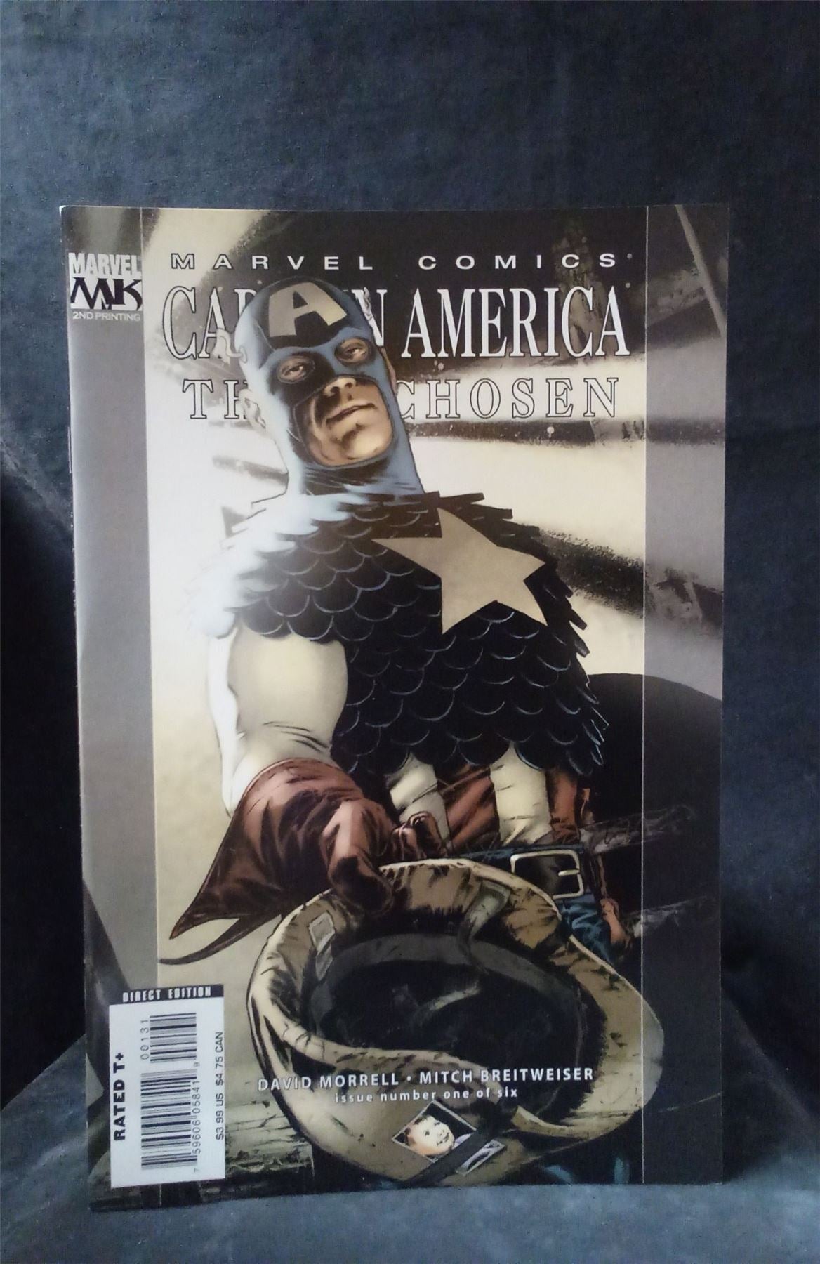 Captain America: The Chosen #1 Second Print Cover 2007 Marvel Comics Comic Book