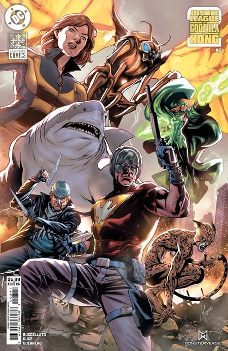 JUSTICE LEAGUE VS GODZILLA VS KONG 2 #2 (OF 7) CVR D LUCAS MEYER CARD STOCK VAR DC Comics Comic Book 2025