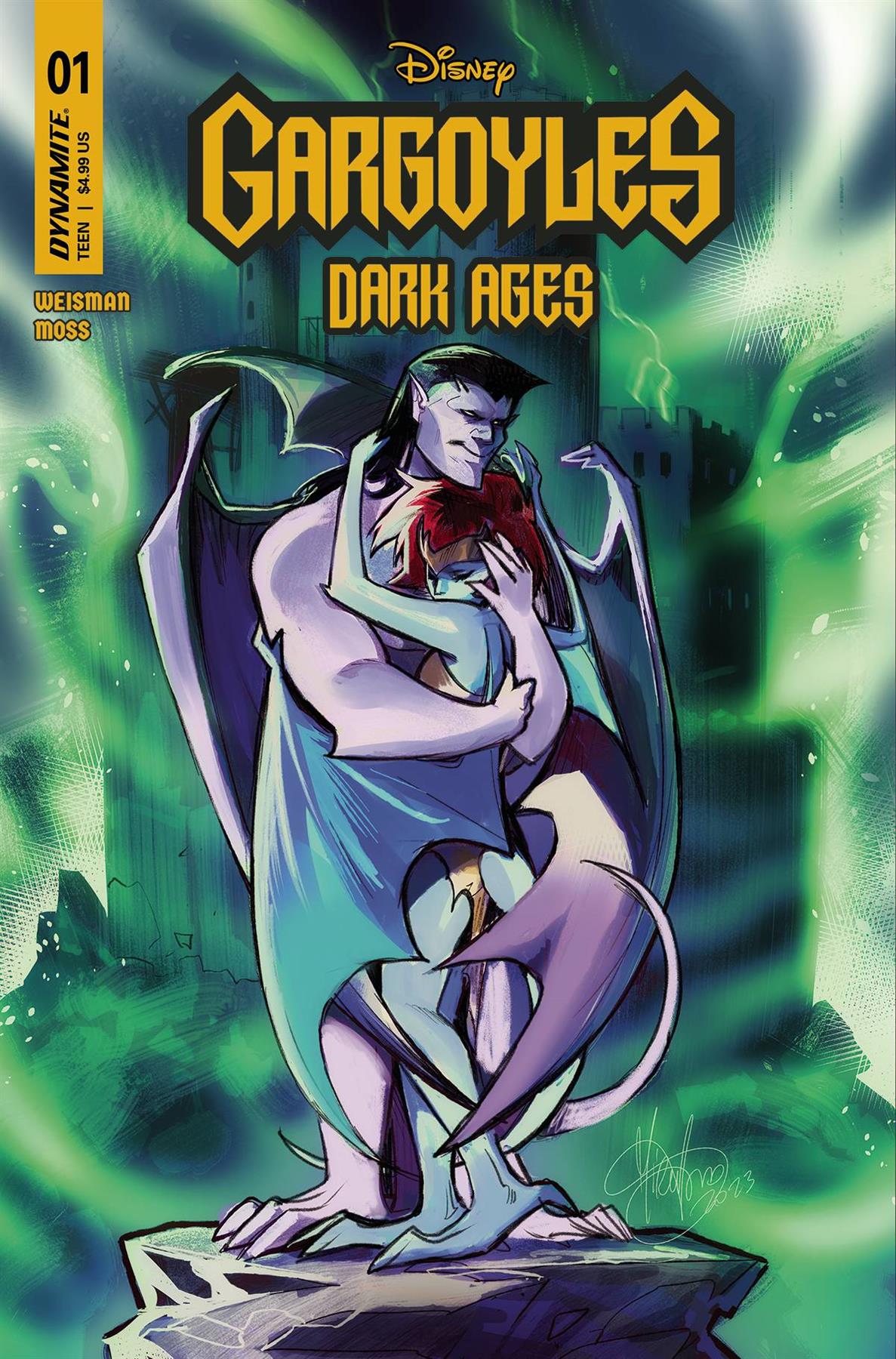 Gargoyles Dark Ages #1 Cvr C Andolfo Dynamite Comic Book