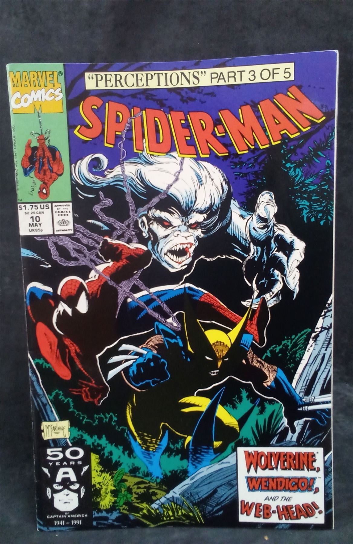 Spider-Man #10 1991 Marvel Comics Comic Book