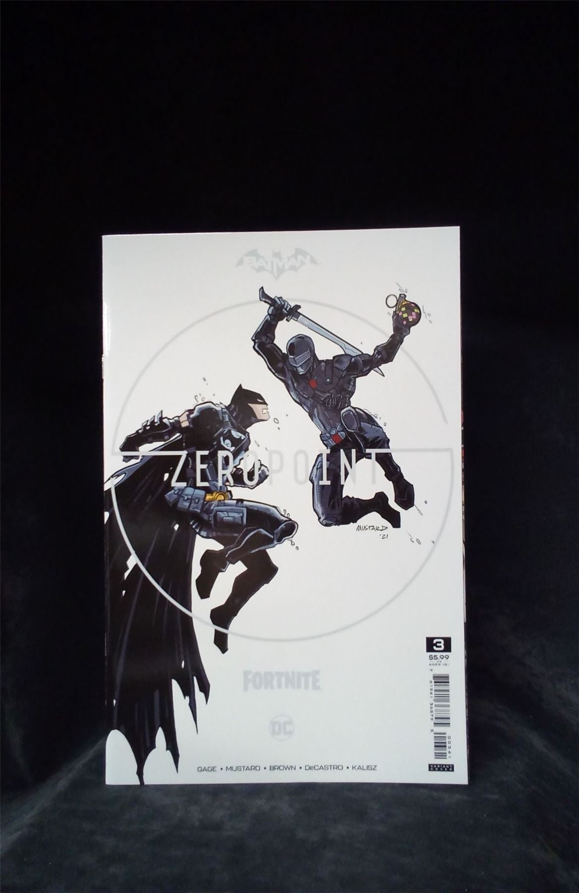 Batman/Fortnite: Zero Point #3 Mustard Cover *no code* 2021 DC Comics Comic Book