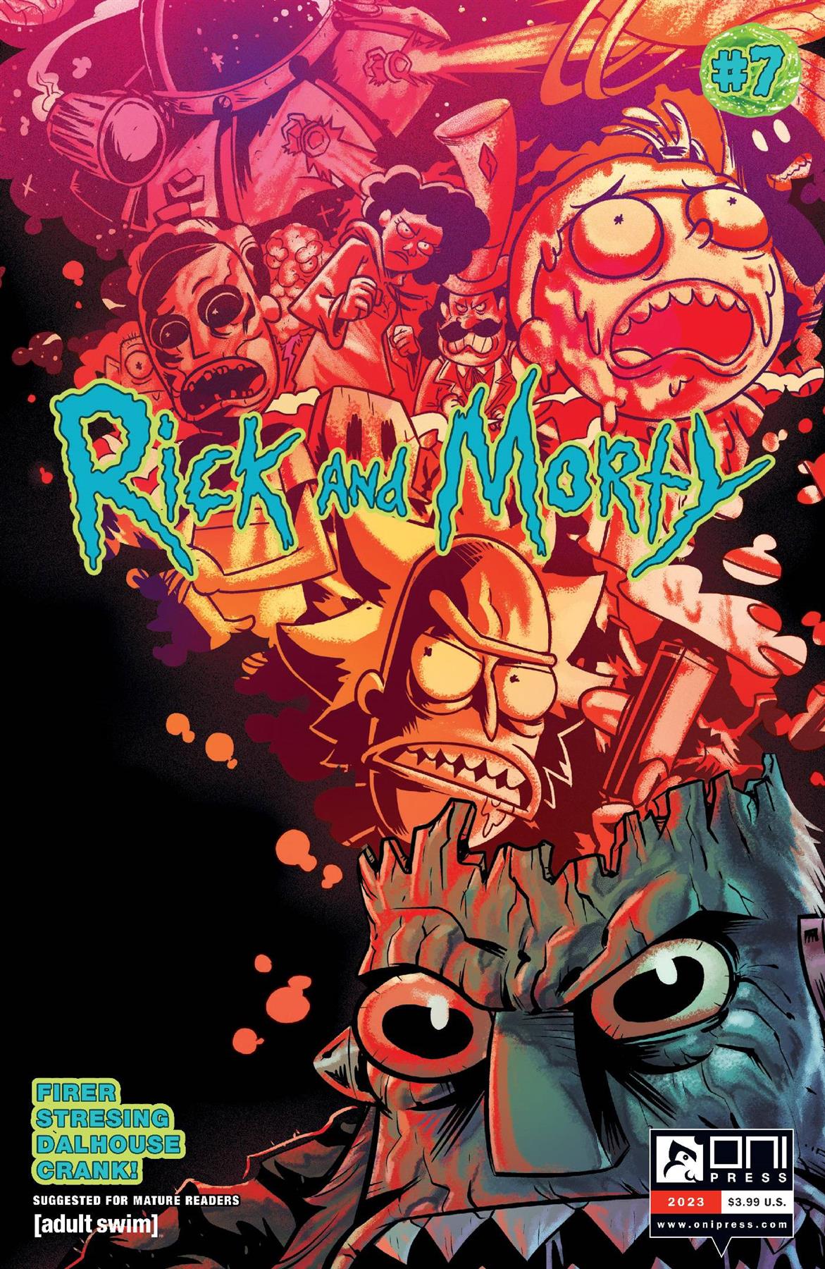 Rick And Morty #7 (new Arc) Cvr A Stresing (mr) Oni Press Inc. Comic Book