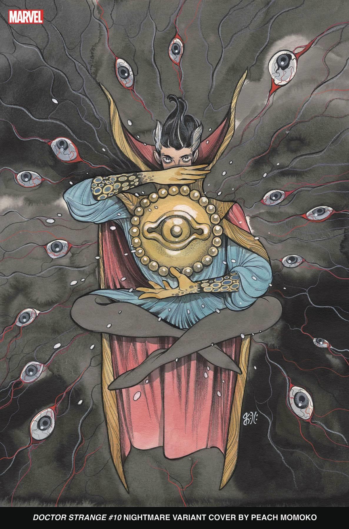 Doctor Strange #10 Peach Momoko Nightmare Var (Peach Momoko Nightmare Var) Marvel Prh Comic Book 2023