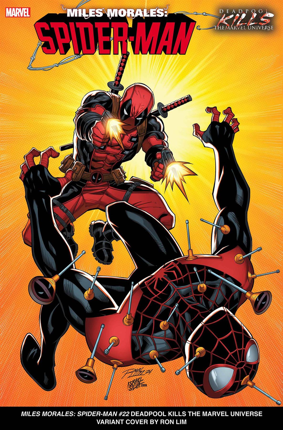 Miles Morales Spider-man #22 Lim Deadpool Kills Marvel Var Marvel Prh Comic Book