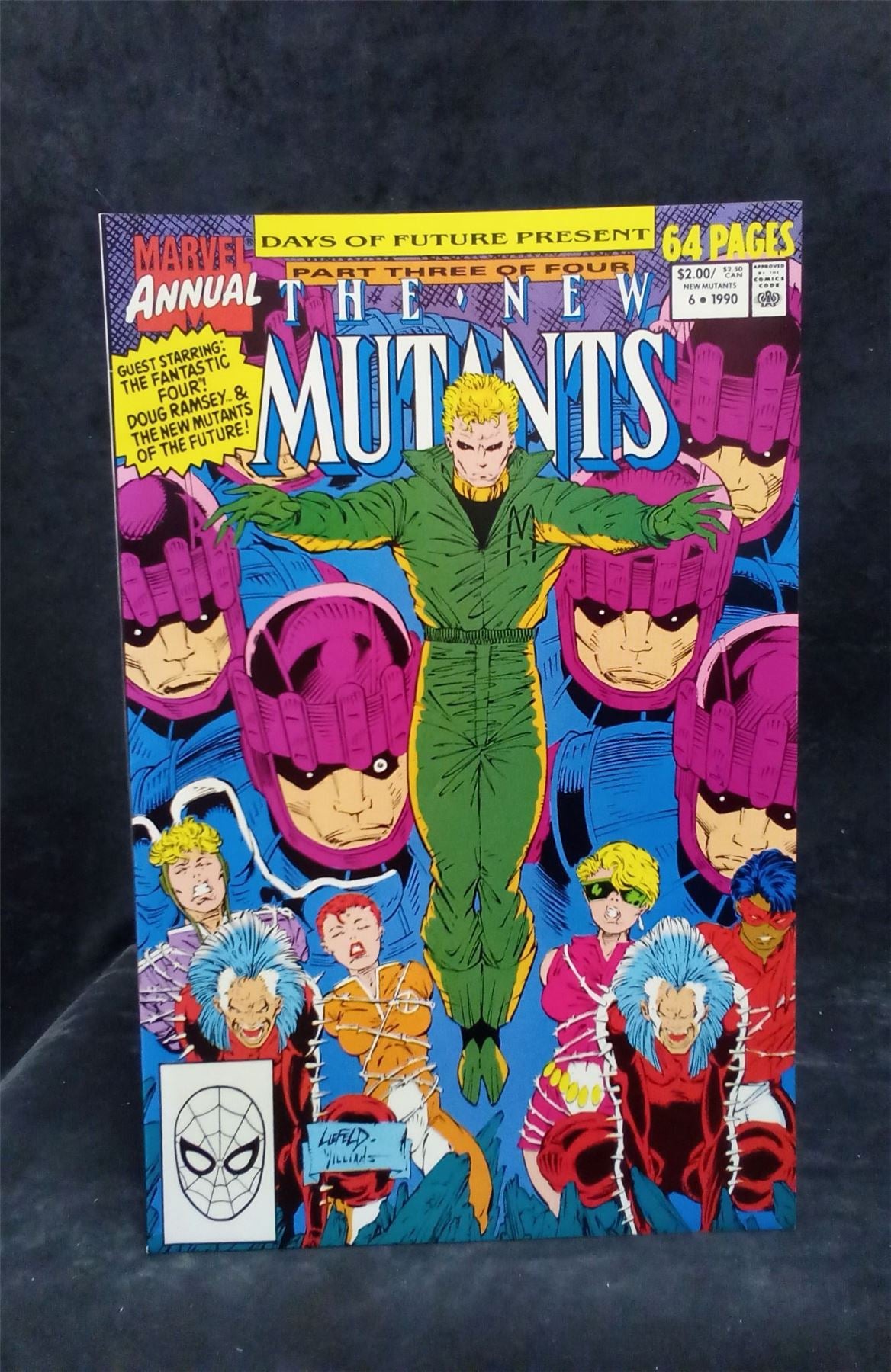 The New Mutants Annual #6 1990 Marvel Comics Comic Book
