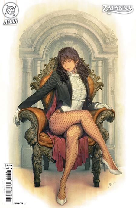 ZATANNA #6 (OF 6) CVR C HOMARE CARD STOCK VAR DC Comics Comic Book 2025