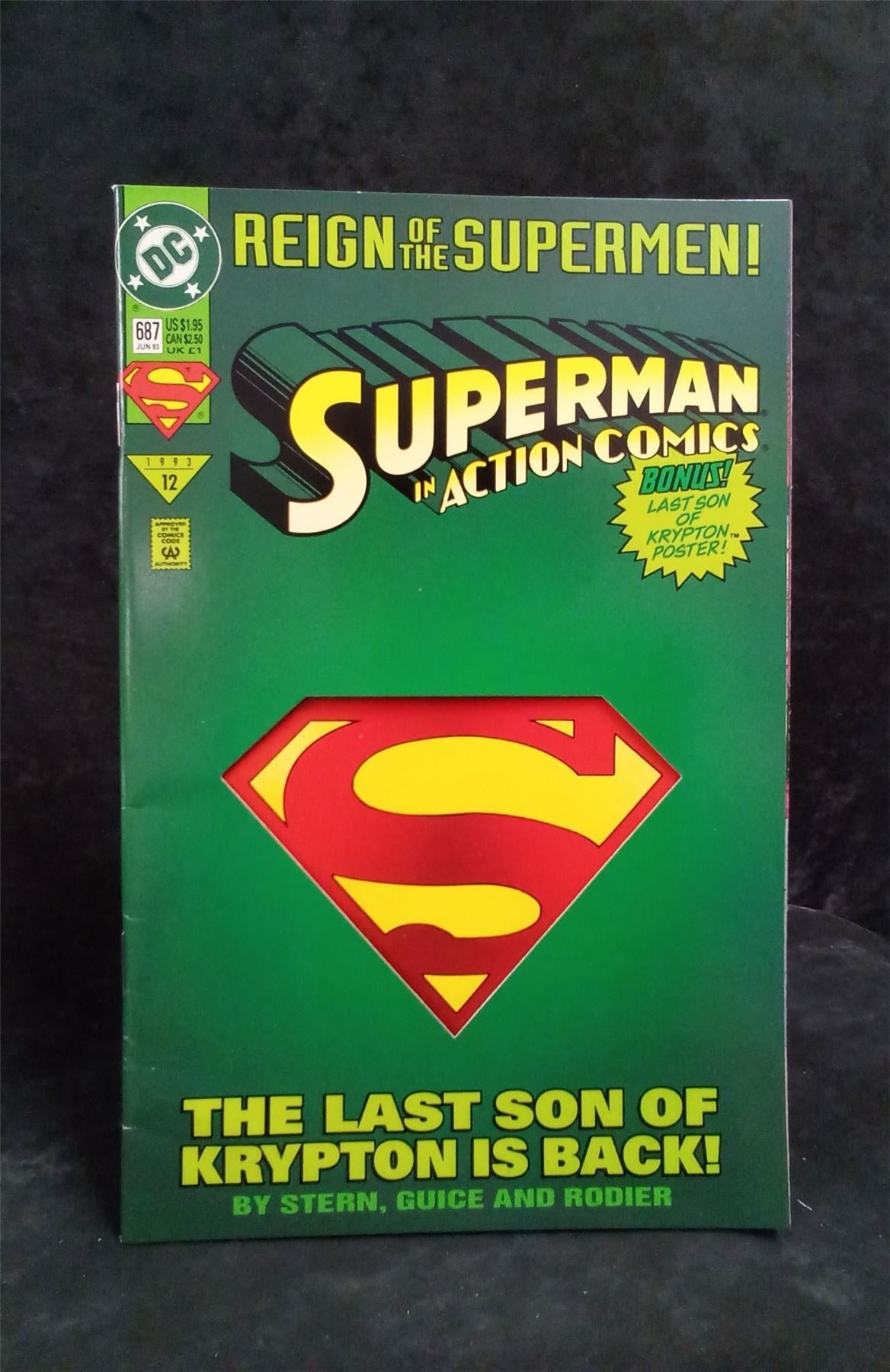 Action Comics #687 1993 DC Comics Comic Book
