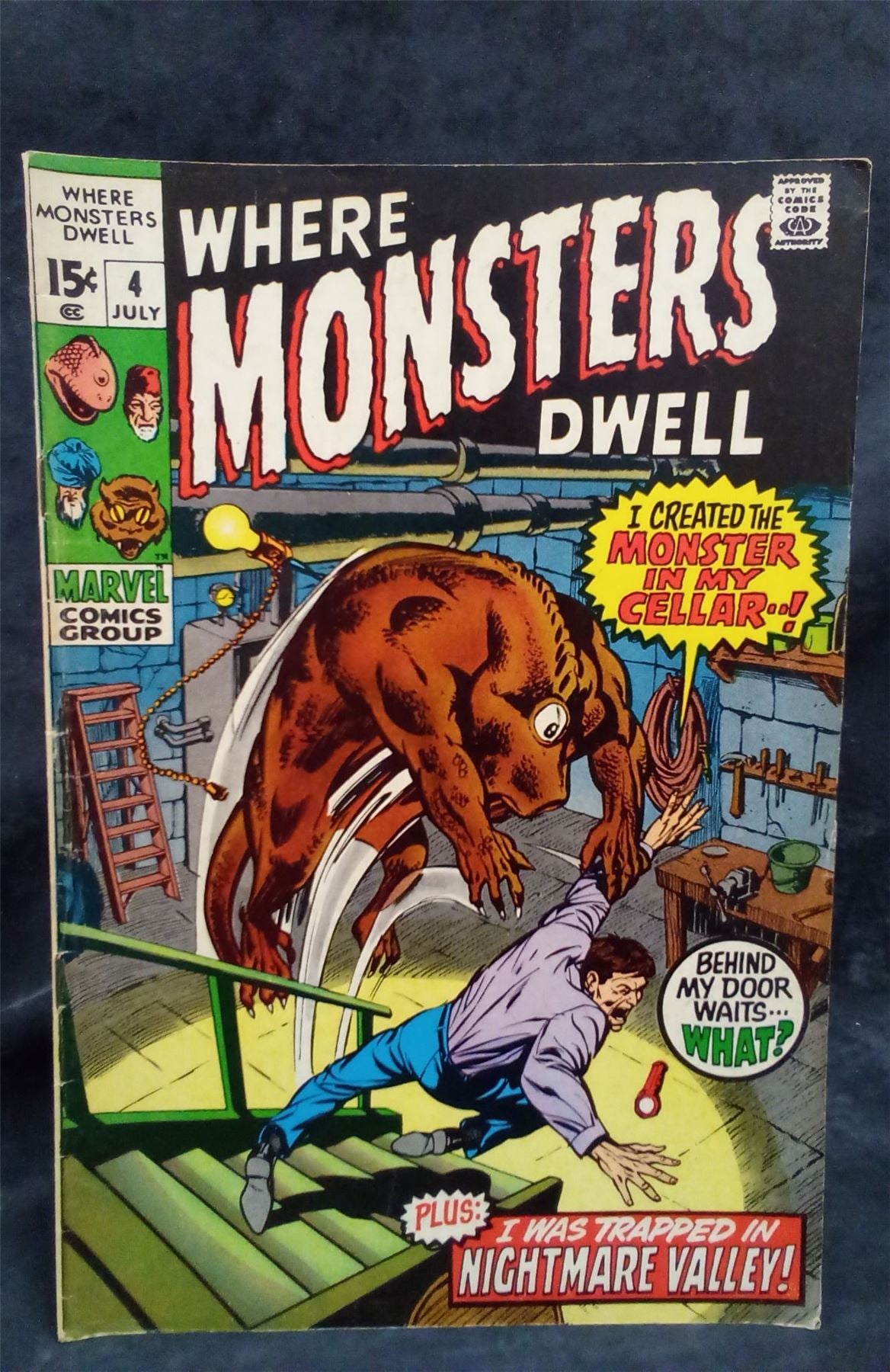 Where Monsters Dwell #4 1970 Marvel Comics Comic Book