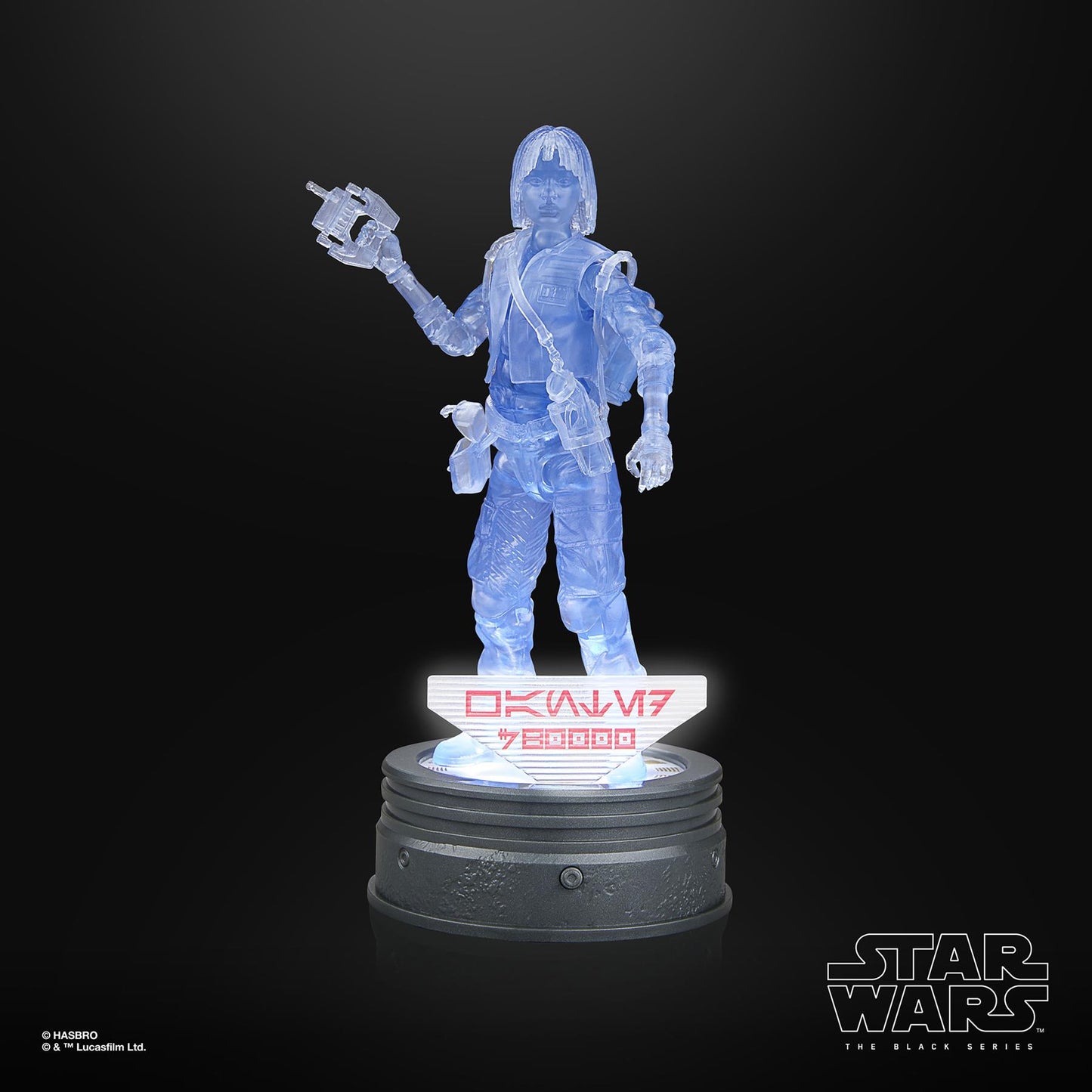 Sw Black Ser Holocomm Coll Osha Aniseya Light-up Action Figure