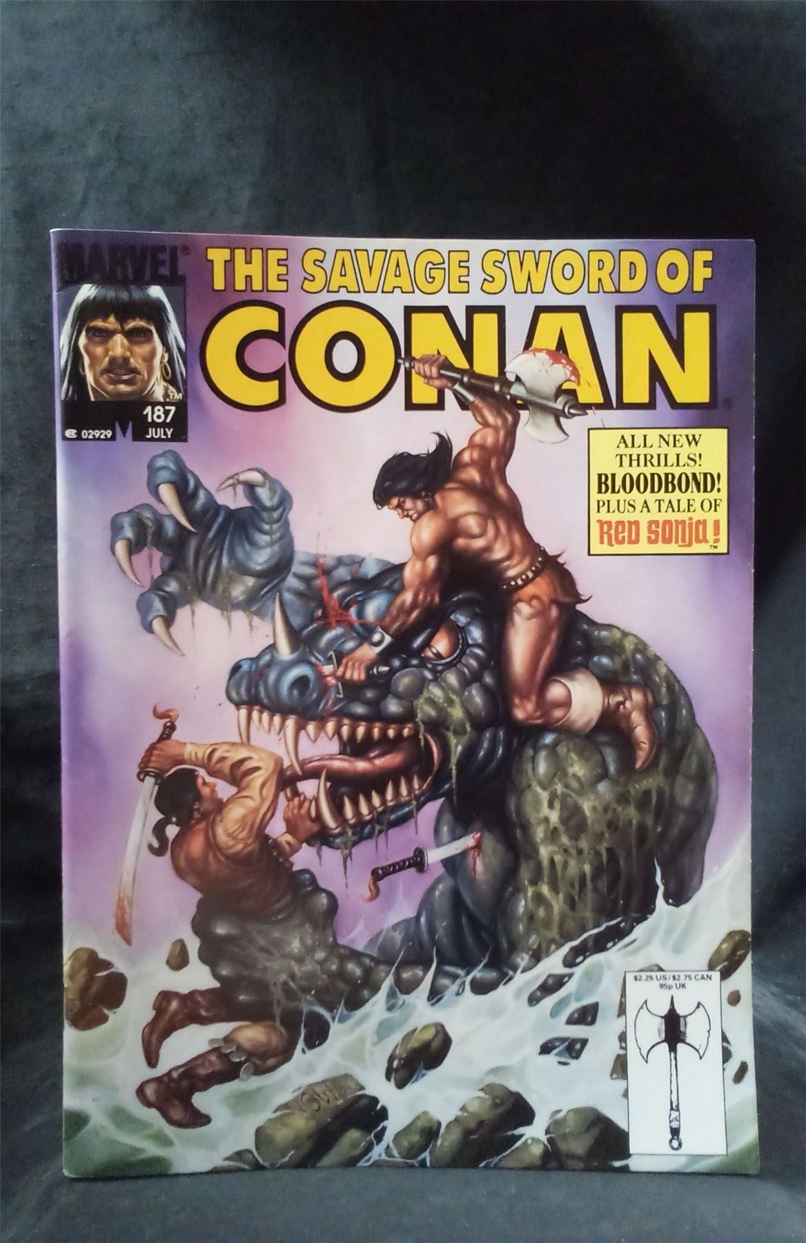 The Savage Sword of Conan #187 1991 Marvel Comics Comic Book