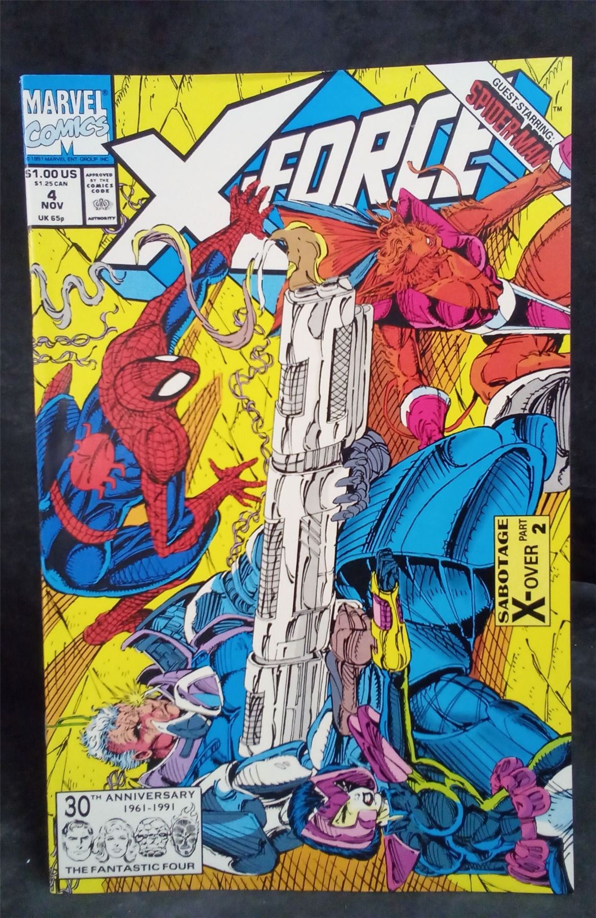 X-Force #4 1991 Marvel Comics Comic Book