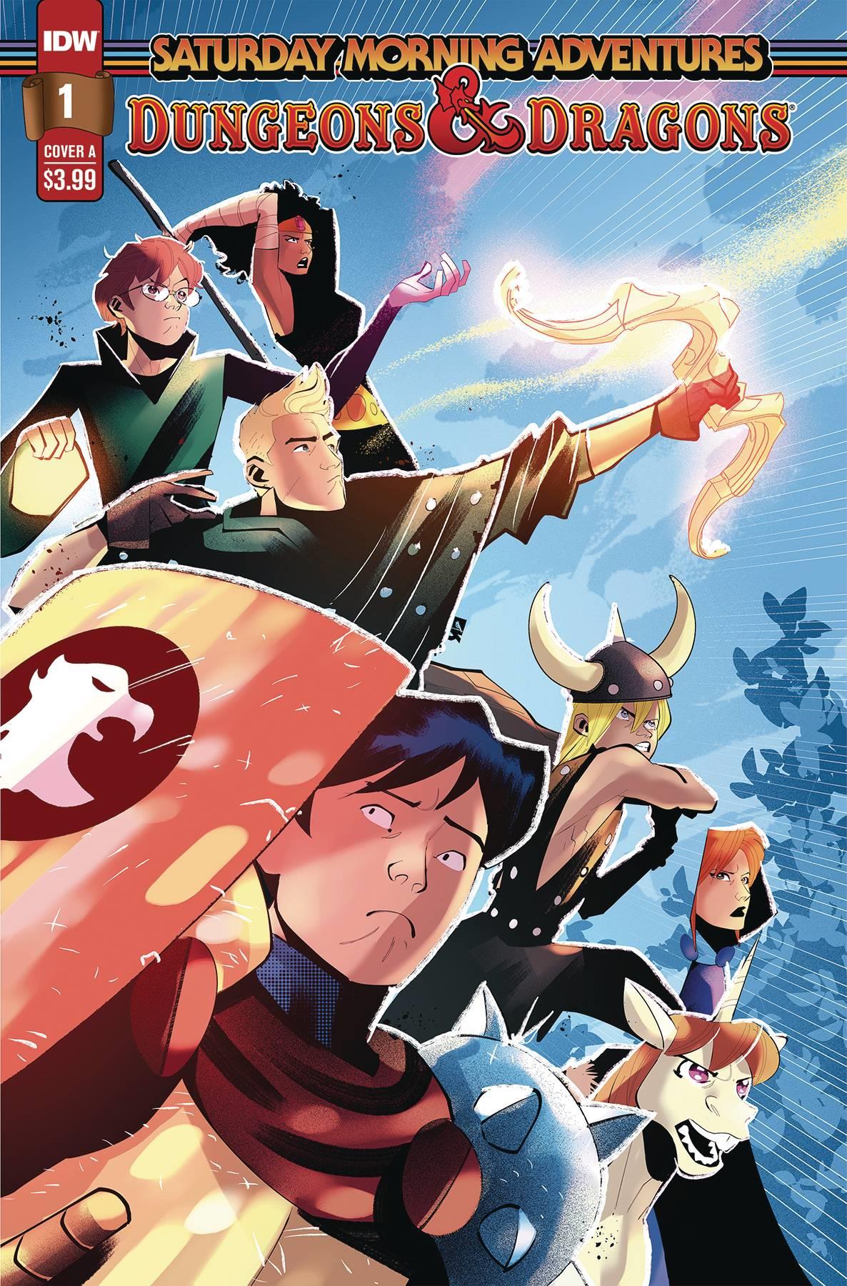 D&d Saturday Morning Adv 2 #1 Cvr A Kambadais Idw-prh Comic Book