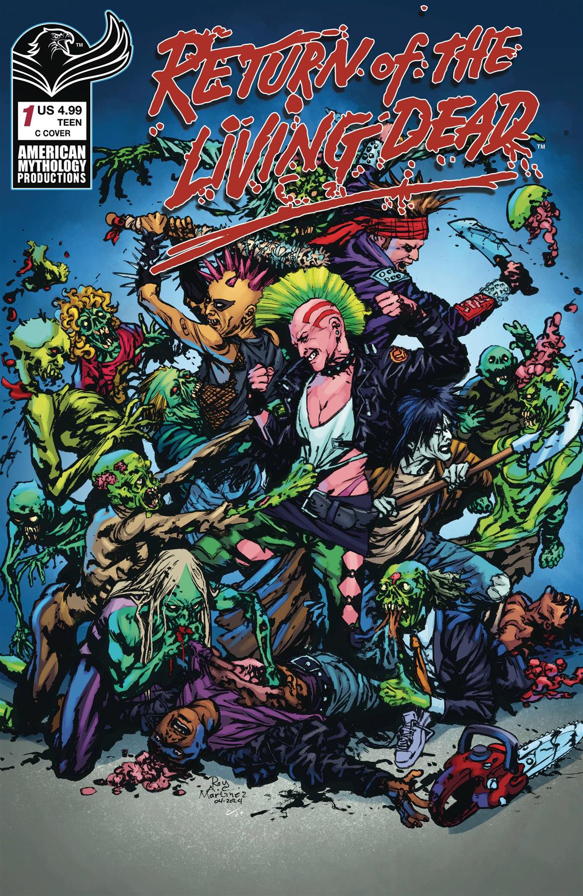 Return Of The Living Dead #1 Cvr C Martinez Cvr C Martinez American Mythology Productions Comic Book 2024
