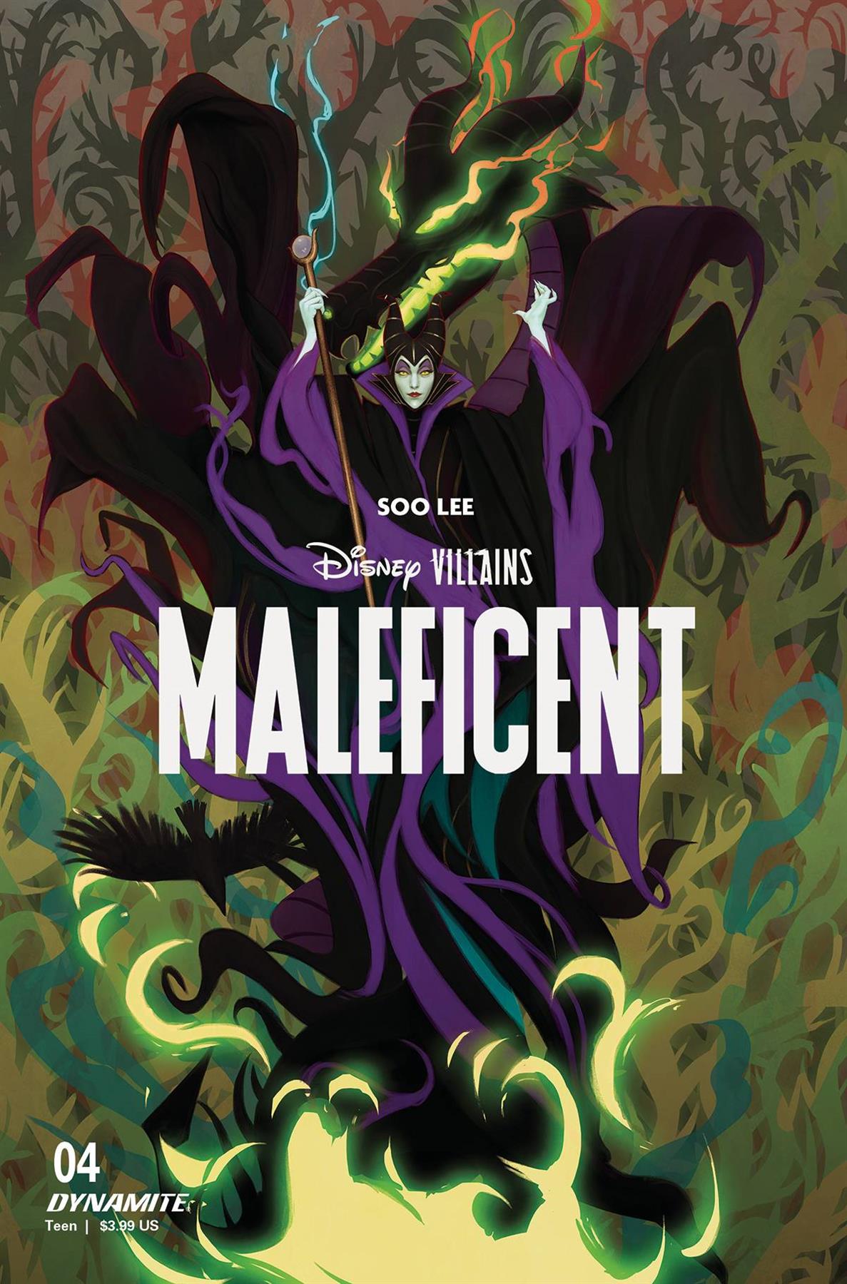 Disney Villains Maleficent #4 Cvr D Puebla Dynamite Comic Book