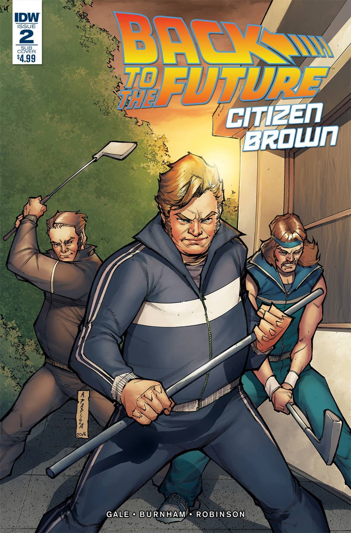 Back To The Future Citizen Brown #2 (Subscription Var) Idw Publishing Comic Book