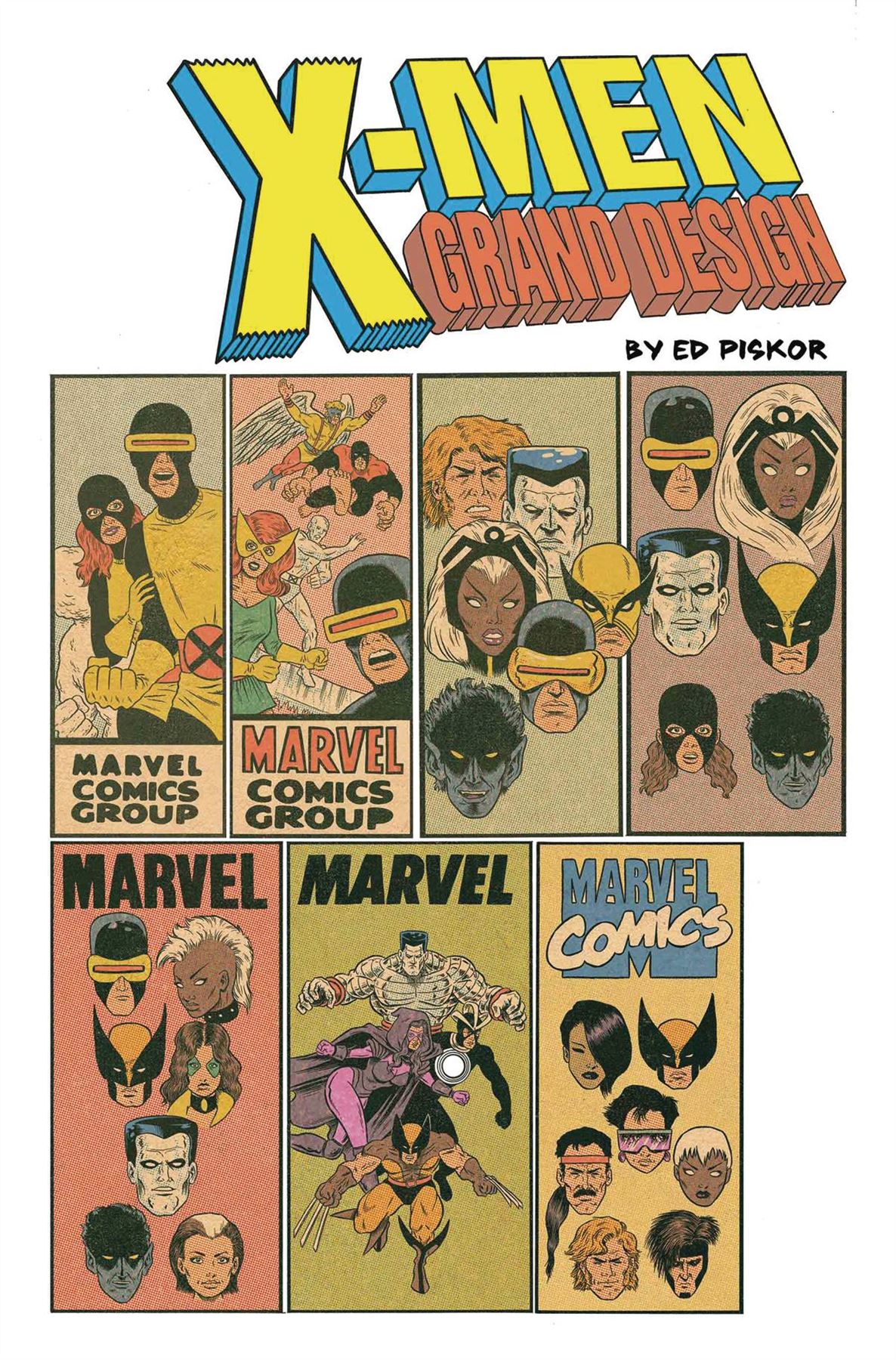 X-men Grand Design #1 (Piskor Corner Box Var) Marvel Comics Comic Book
