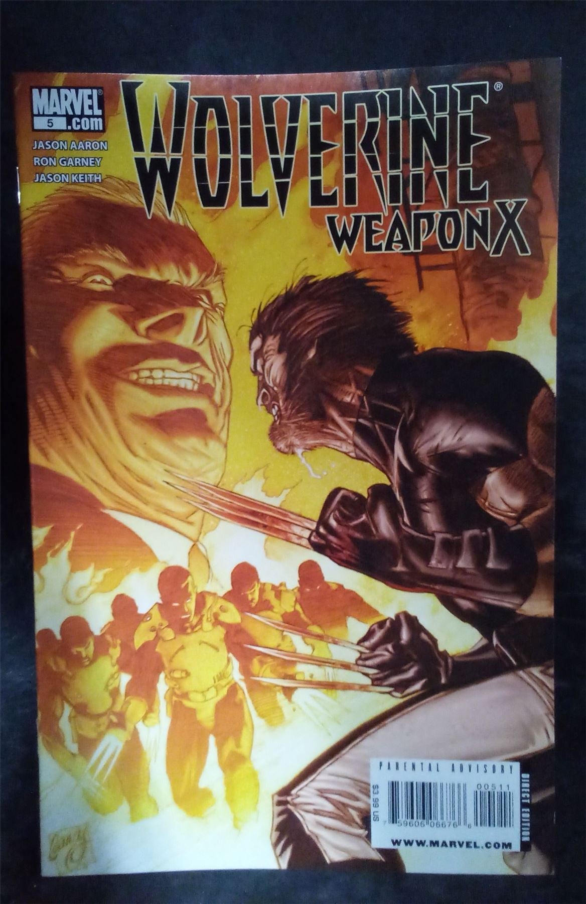 Wolverine Weapon X #5 Garney Cover 2009 Marvel Comics Comic Book
