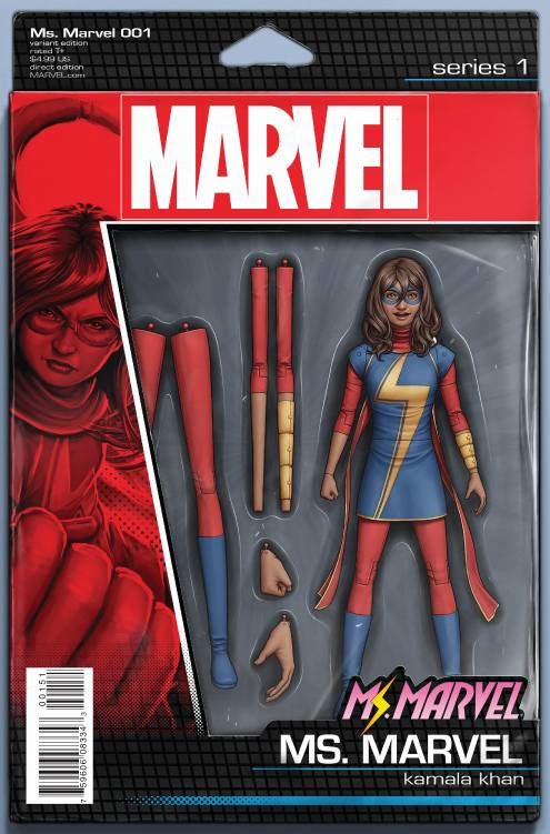 Ms Marvel #1 (Christopher Action Figure Var) Marvel Comics Comic Book