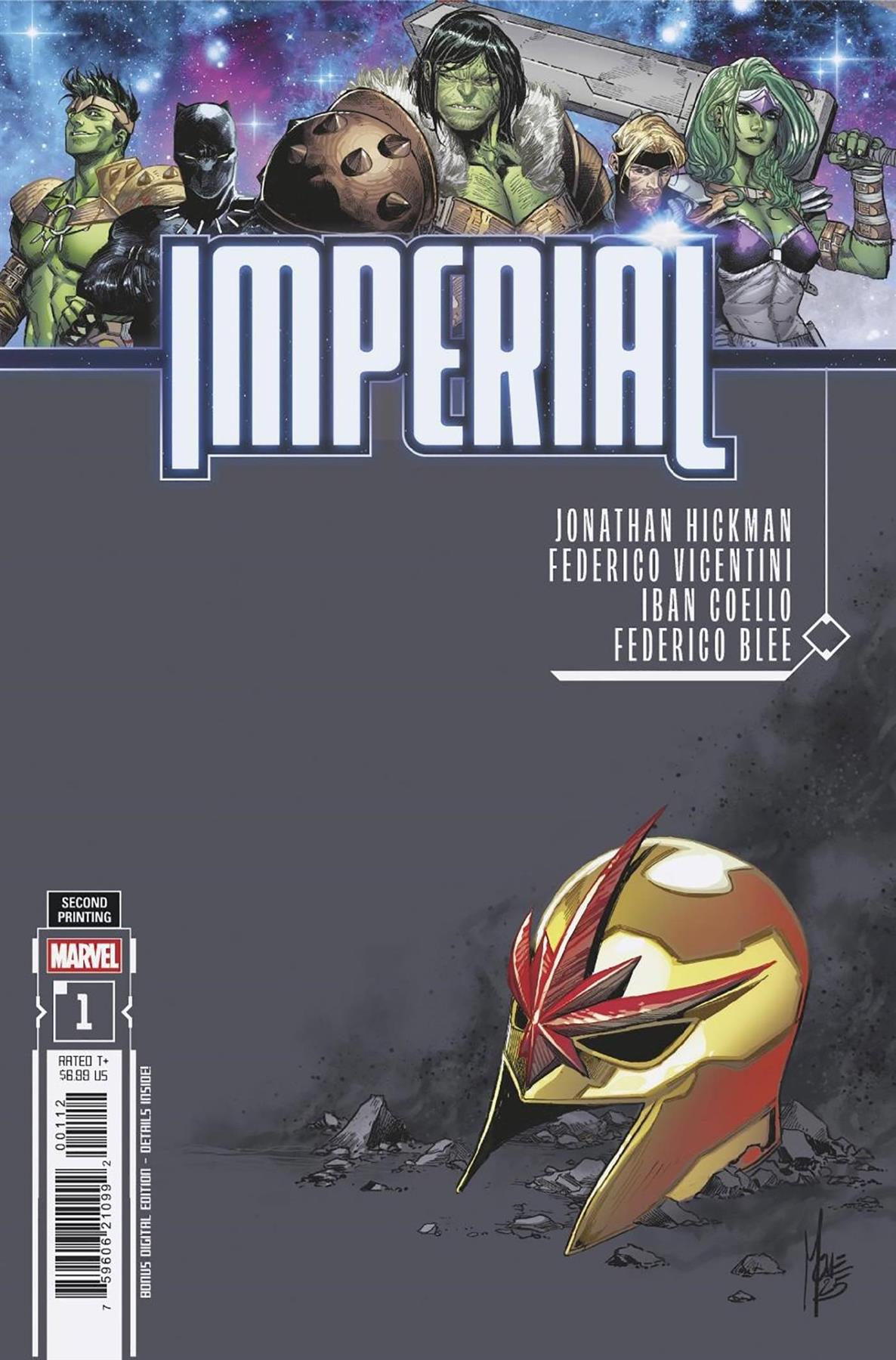 Imperial #1 2nd Ptg Cvr A Marco Checchetto Marvel Prh Comic Book