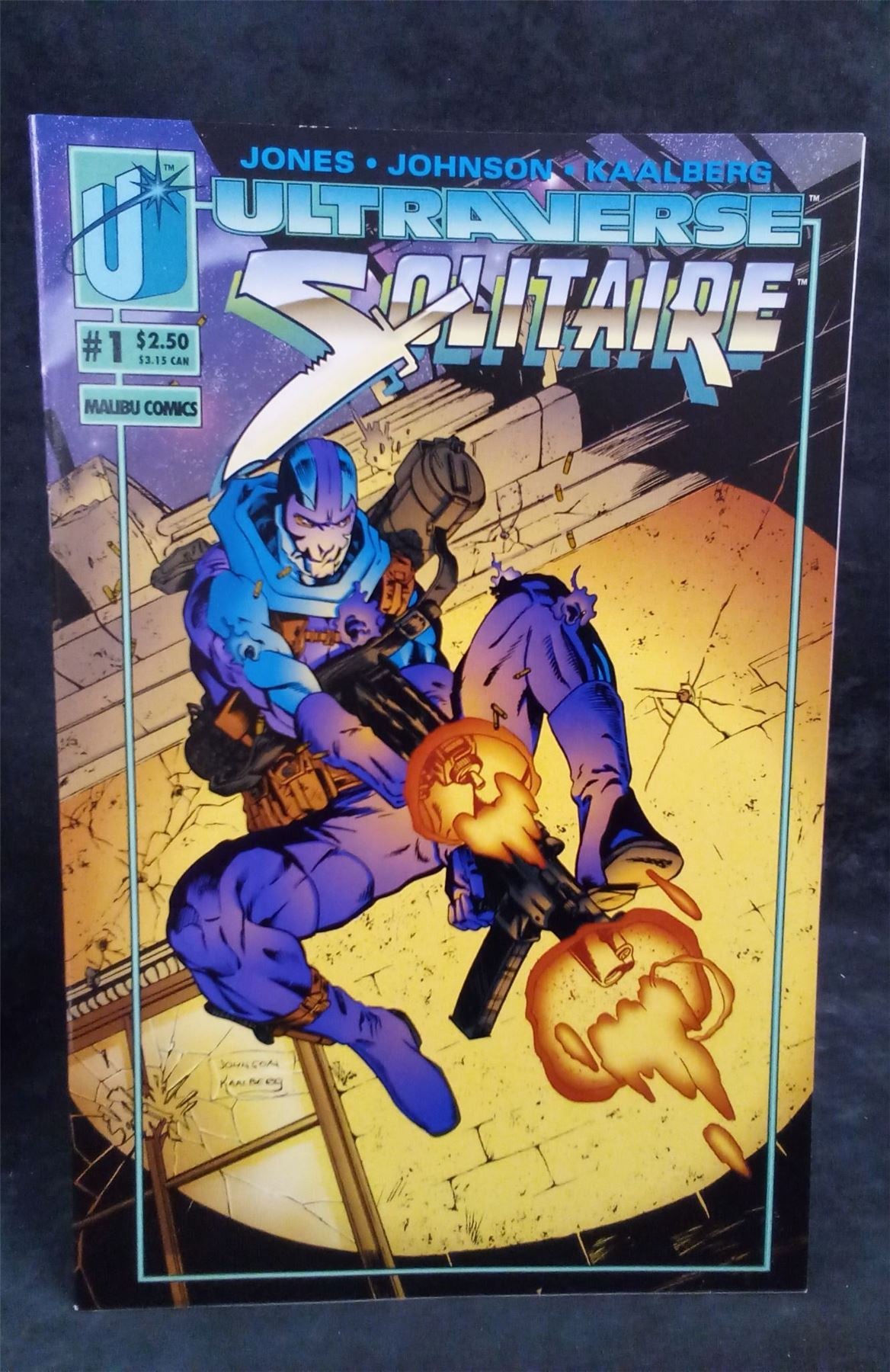 Solitaire #1 1993 malibu Comic Book