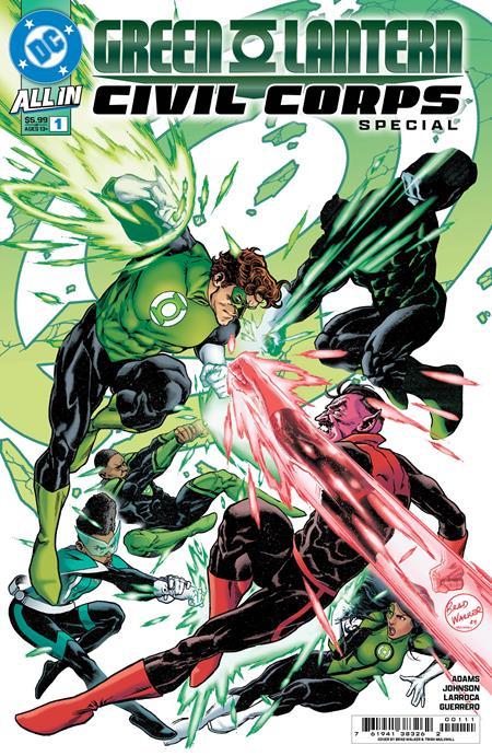 Green Lantern Civil Corps Special #1 (one Shot) Cvr A Brad Walker DC Comics Comic Book