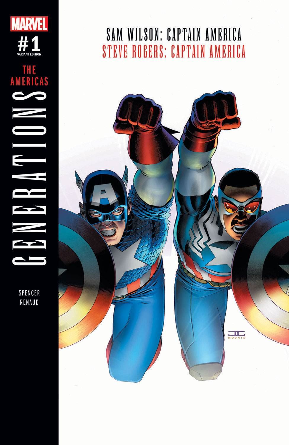 Generations Captain Americas #1 (Cassady Var) Marvel Comics Comic Book