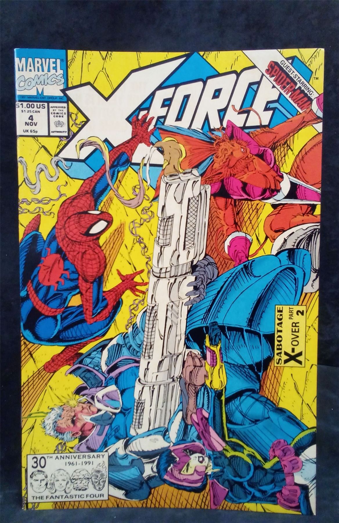 X Force #4 1991 Marvel Comics Comic Book