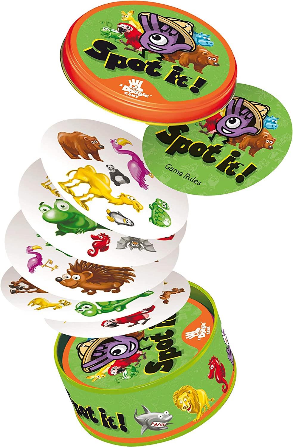 Spot It! Animals Jr. Blister Board Game by Zygomatic
