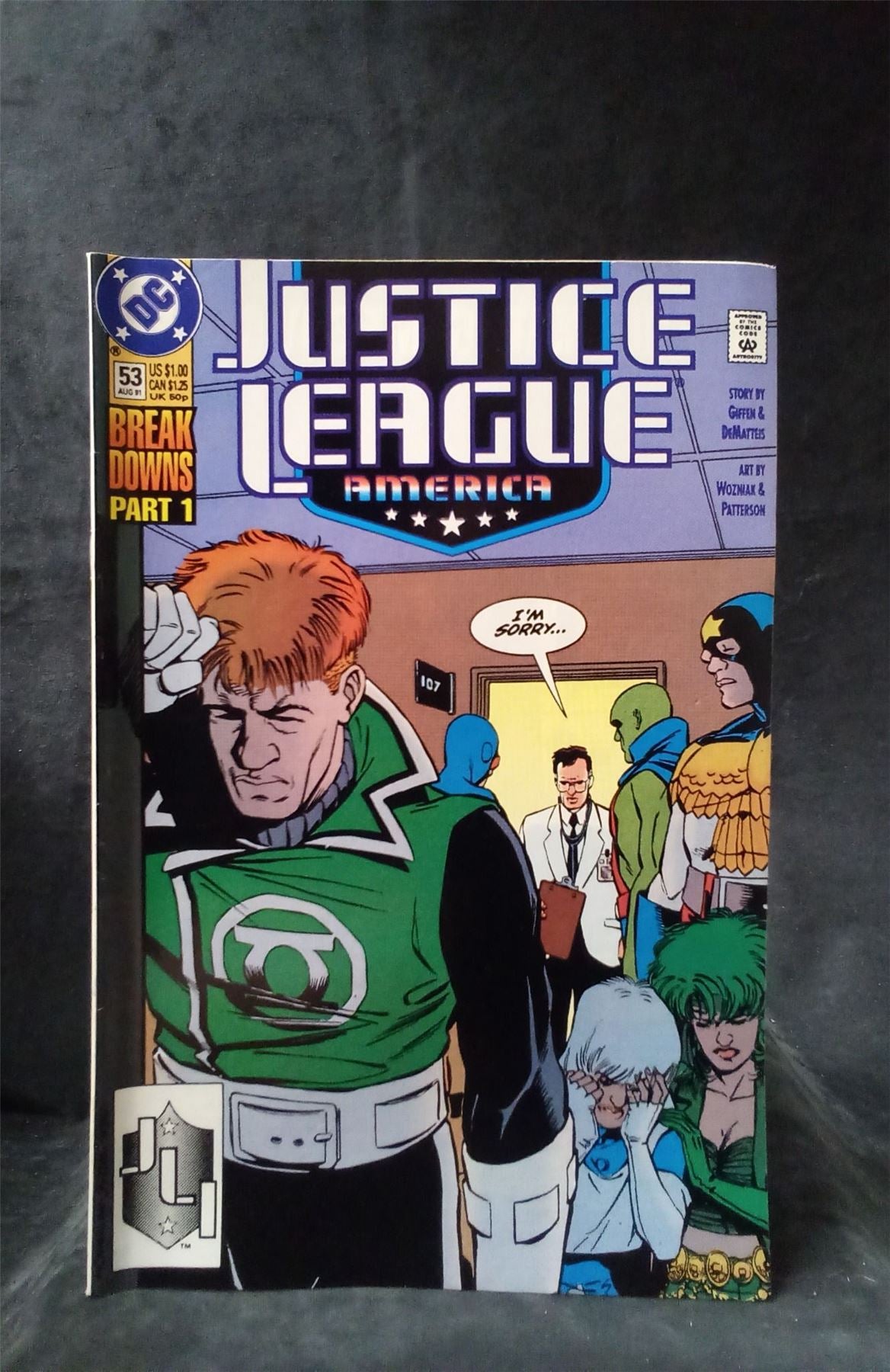 Justice League America #53 1991 DC Comics Comic Book