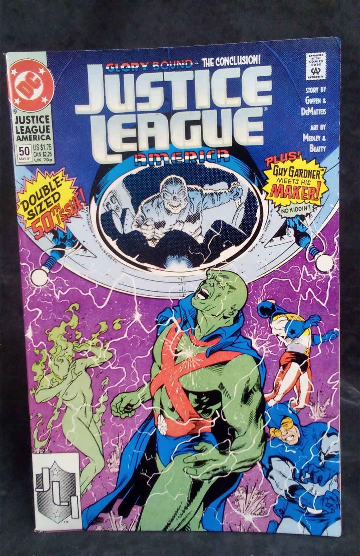 Justice League America #50 1991 DC Comics Comic Book