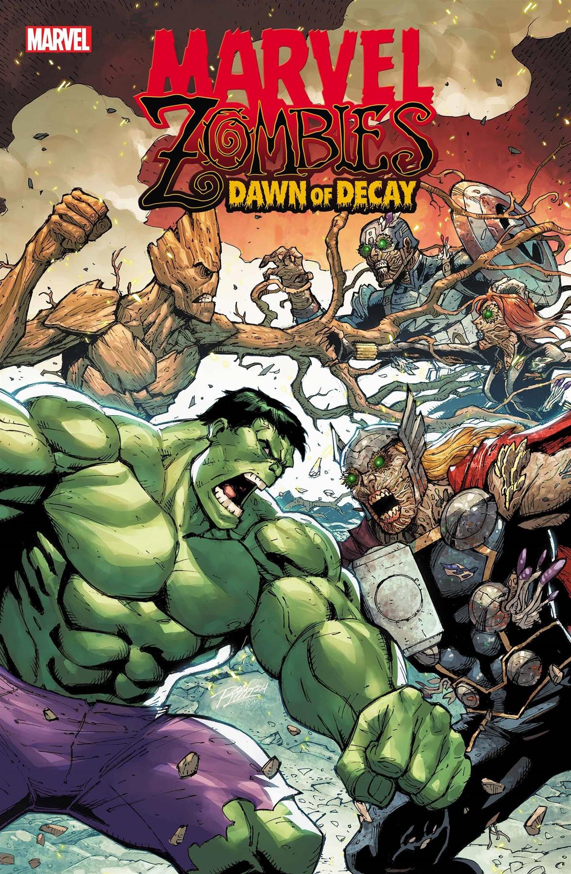 Marvel Zombies Dawn Of Decay #1 (of 4) Ron Lim Var Marvel Prh Comic Book Marvel Prh Comic Book 2024