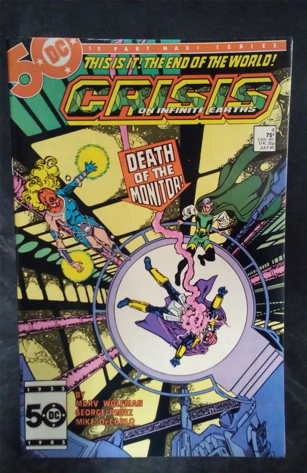 Crisis on Infinite Earths #4 1985 DC Comics Comic Book