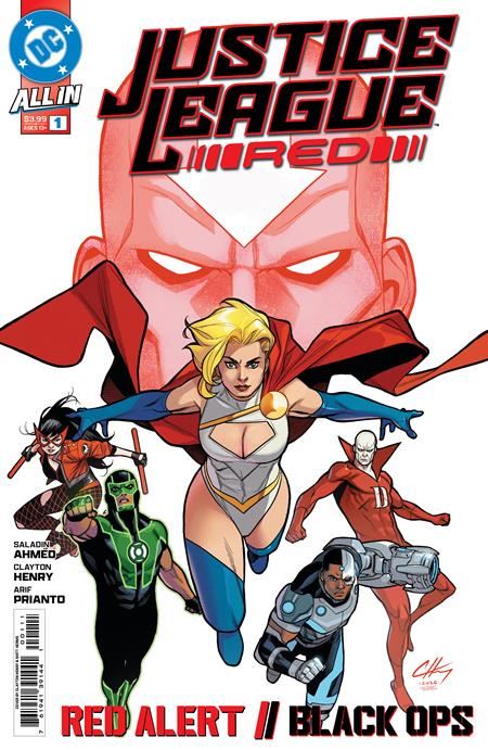 JUSTICE LEAGUE RED #1 (OF 6) CVR A CLAYTON HENRY DC Comics Comic Book 2025