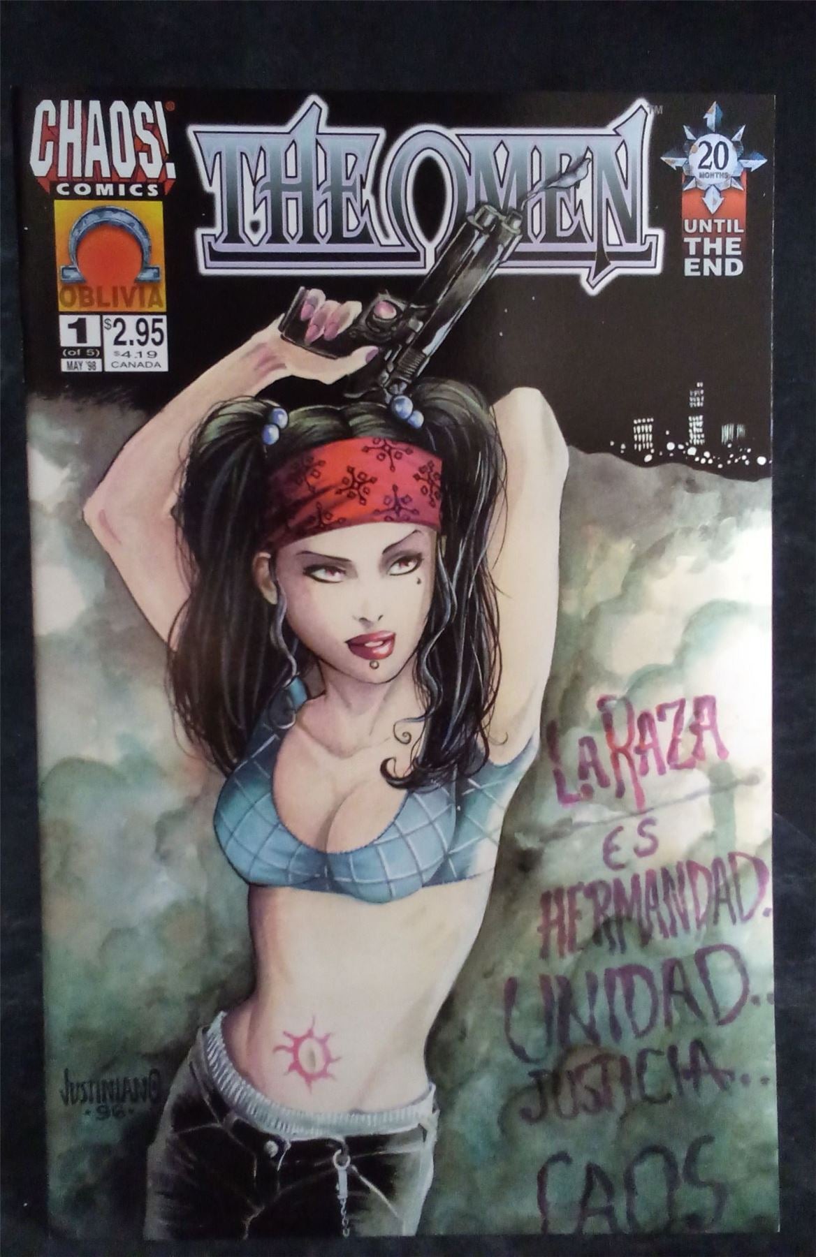 The Omen #1 Cover C 1998 Chaos Comics Comic Book