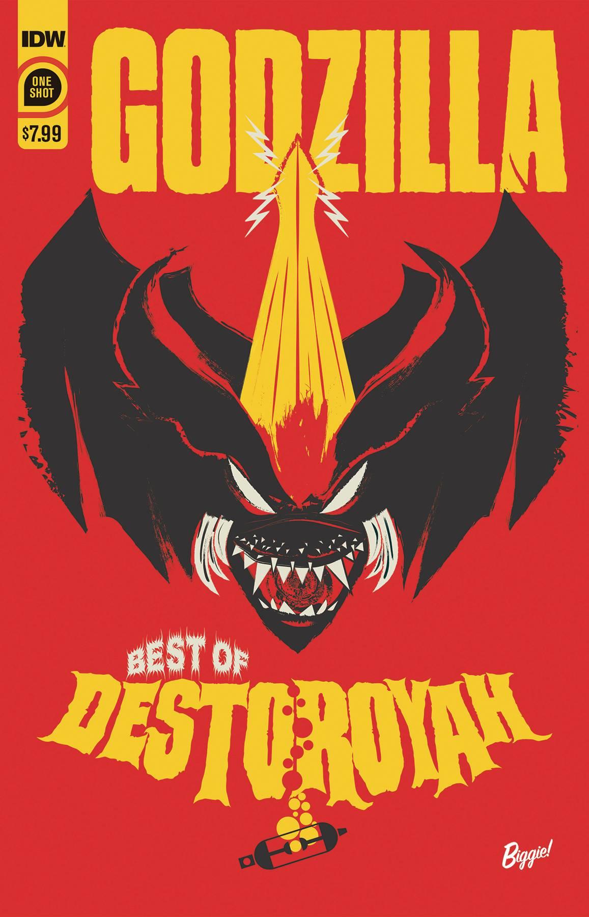 Godzilla Best Of Destoroyah #1 Cvr A Biggie Idw-prh Comic Book