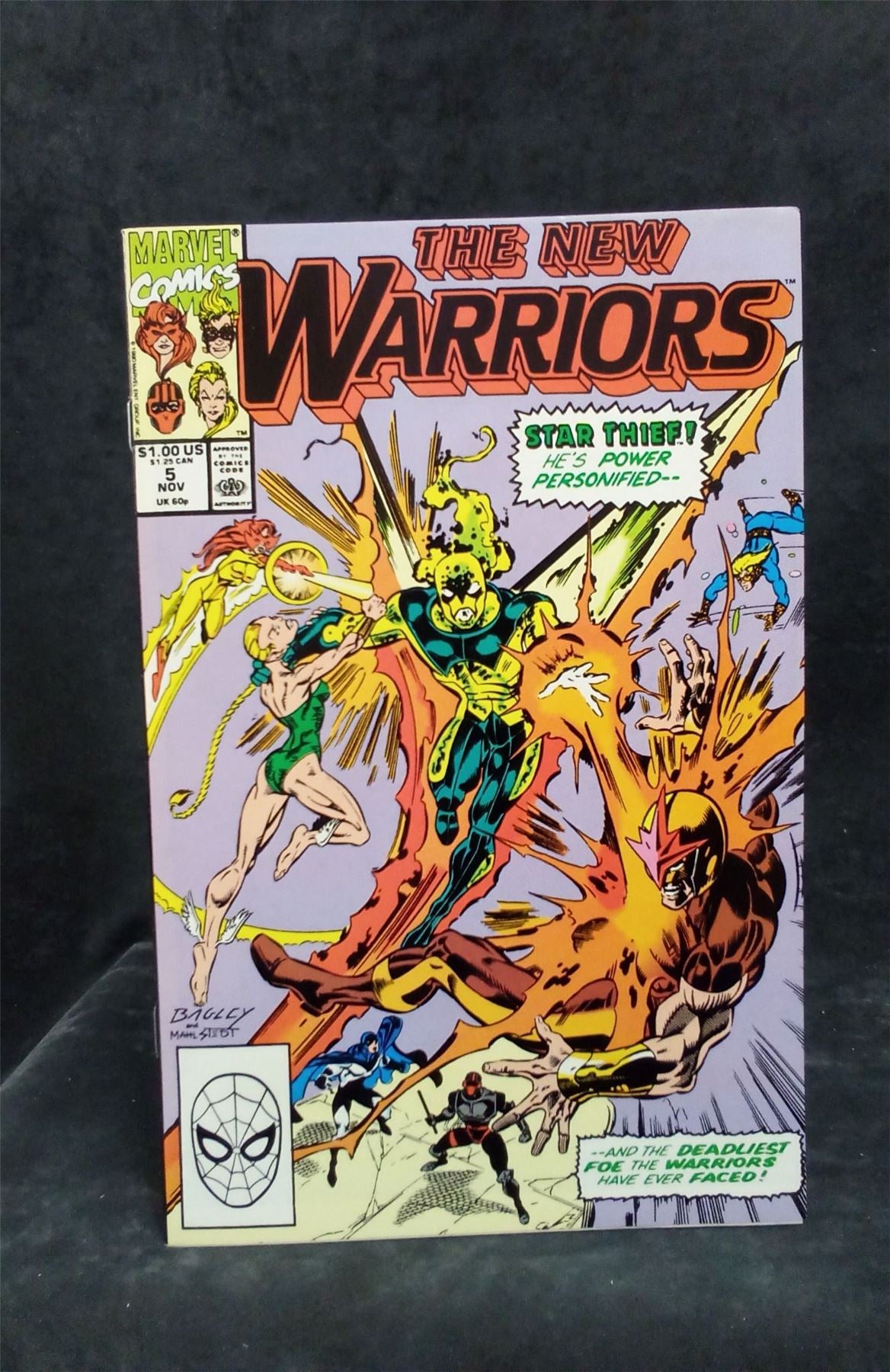 The New Warriors #5 1990 Marvel Comics Comic Book
