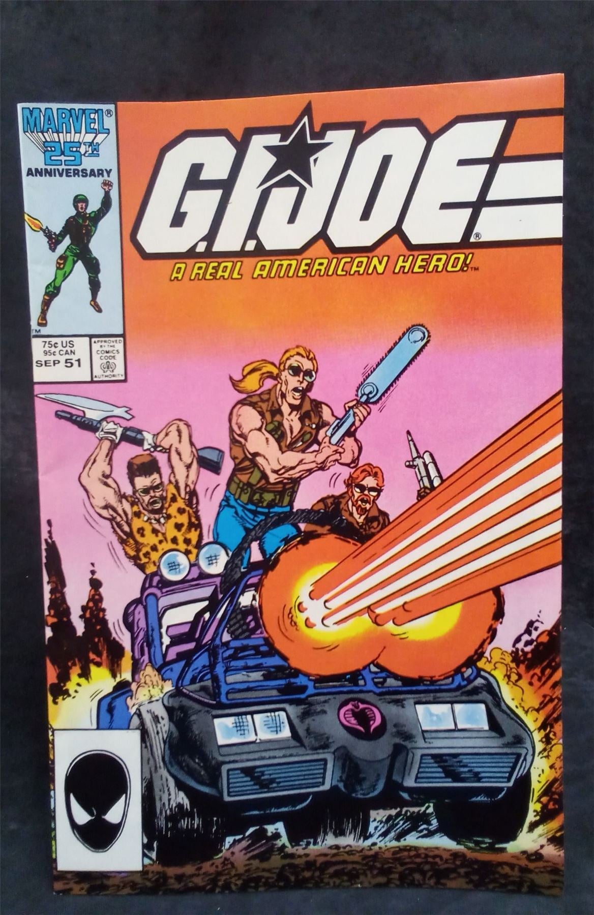 G.I. Joe: A Real American Hero #51 1986 Marvel Comics Comic Book