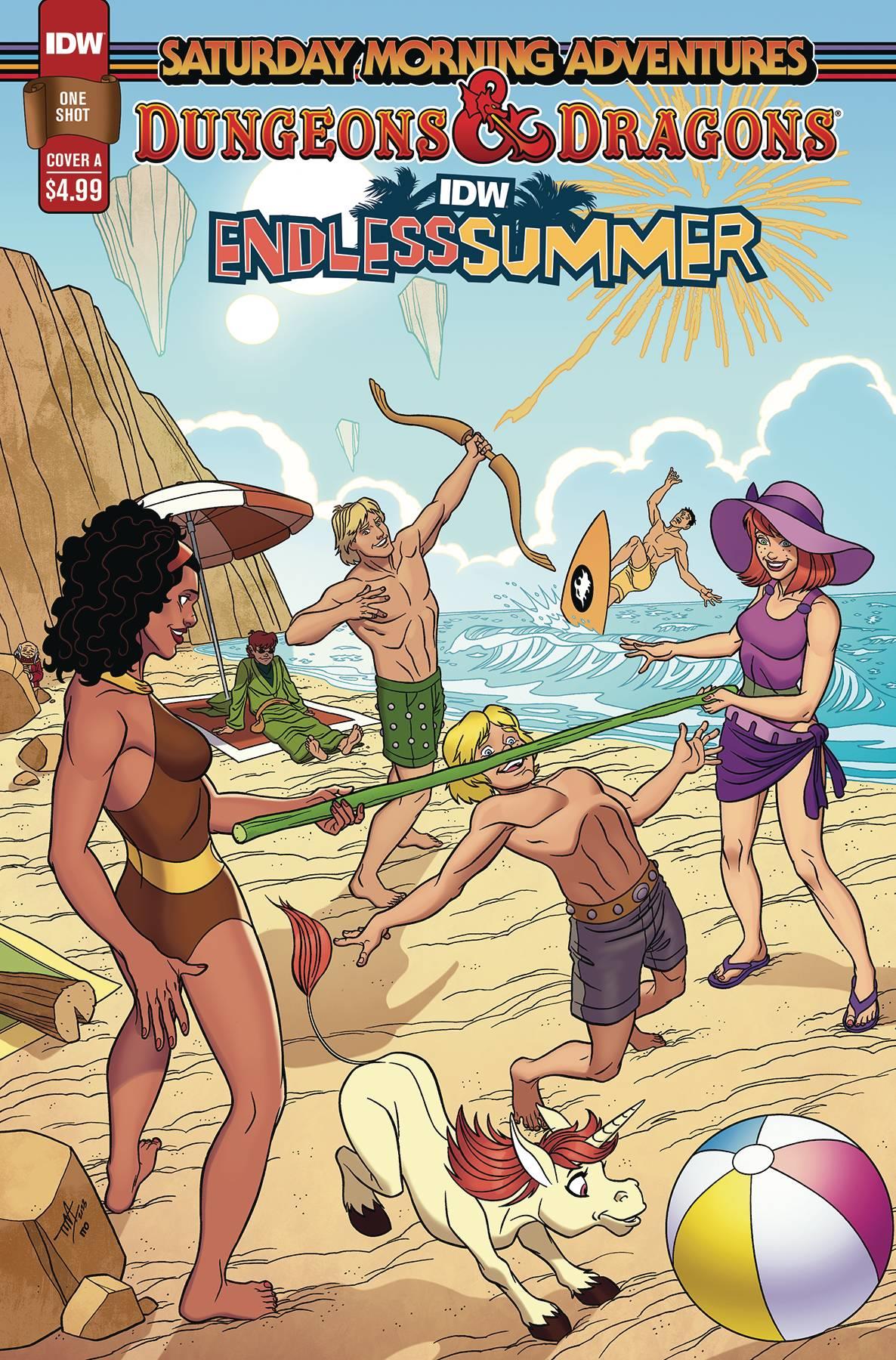 Idw Endless Summer D&d Sat Morning Adv Cvr A Levins Idw-prh Comic Book