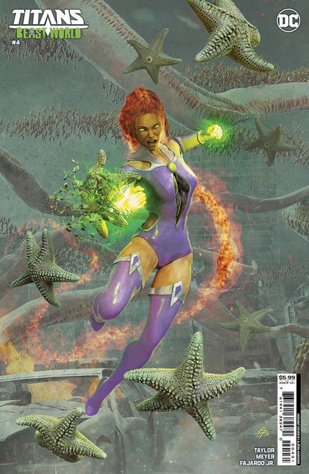 Titans Beast World #4 (of 6) Cvr B Bjorn Barends Card Stock Var DC Comics Comic Book