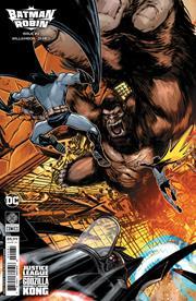 Batman And Robin #2 Cvr H David Baldeon Connecting Justice League Vs Godzilla Vs Kong Card Stock Var DC Comics Comic Book