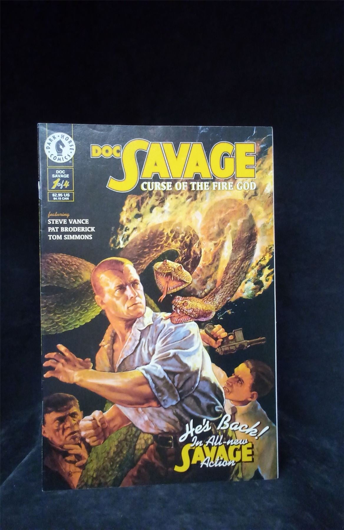 Doc Savage: Curse of the Fire God #1 1995 Comic Book
