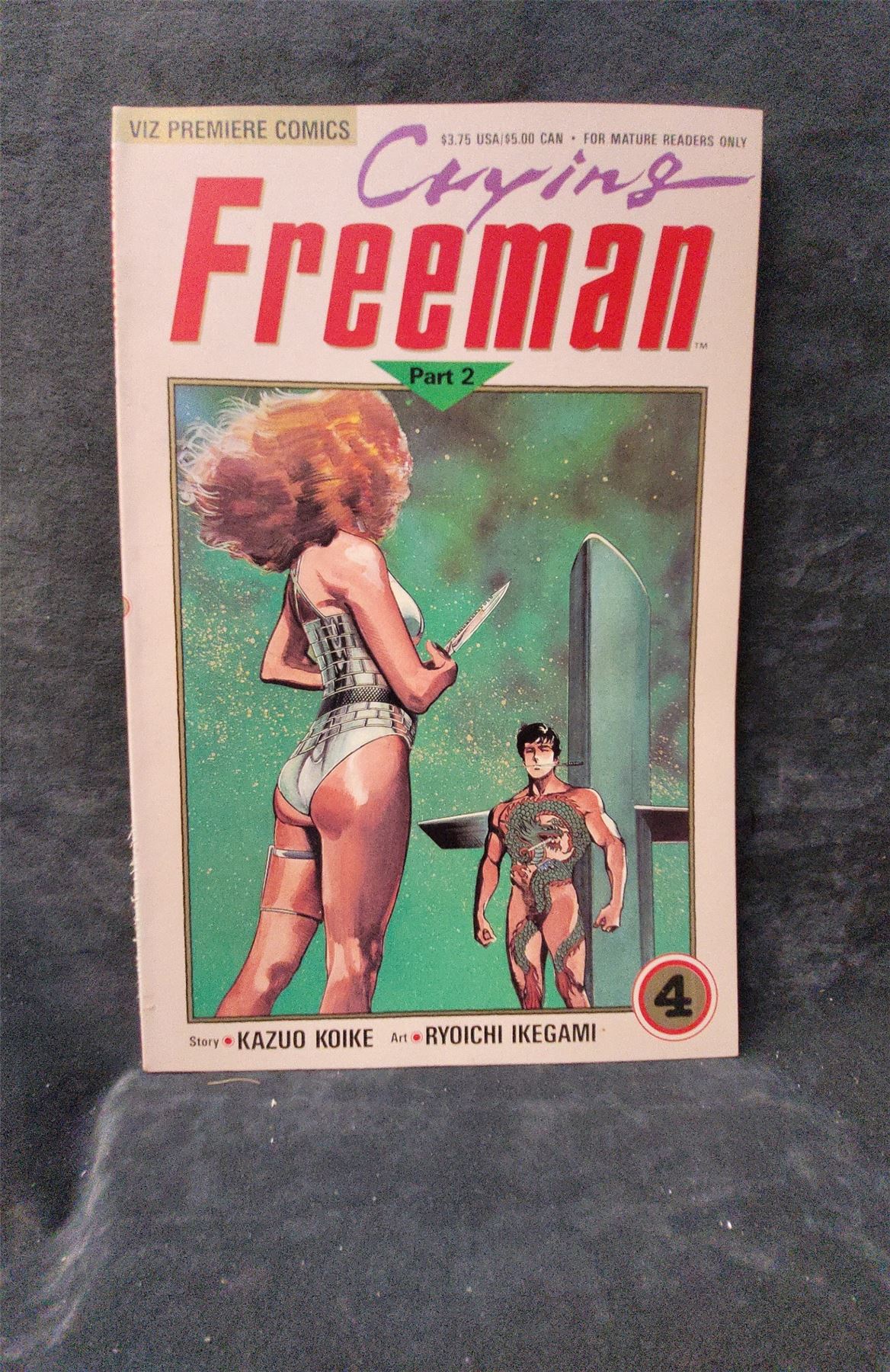 Crying Freeman Part 2 #4 1990 viz Comic Book