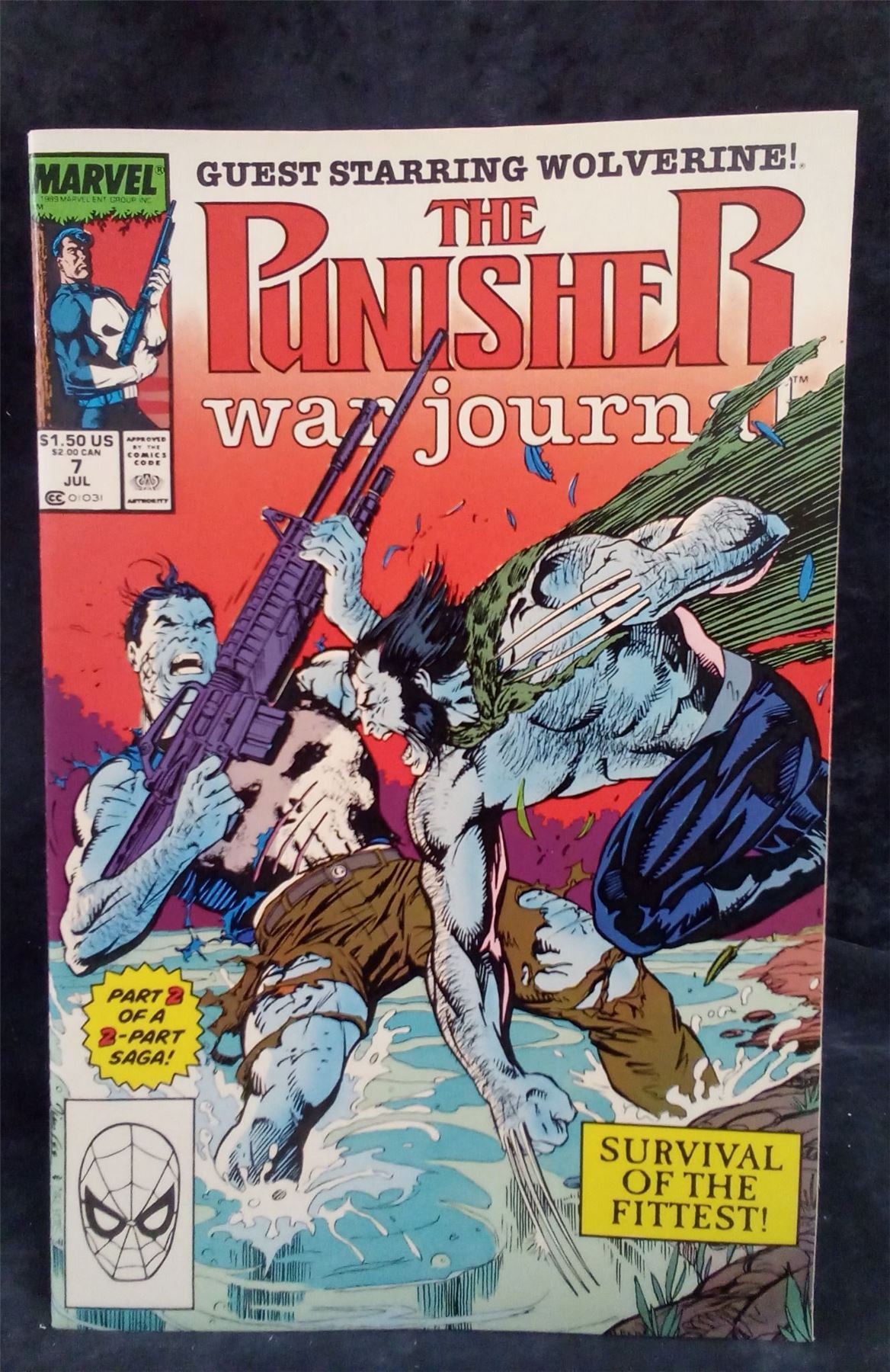 The Punisher War Journal #7 1989 Marvel Comics Comic Book
