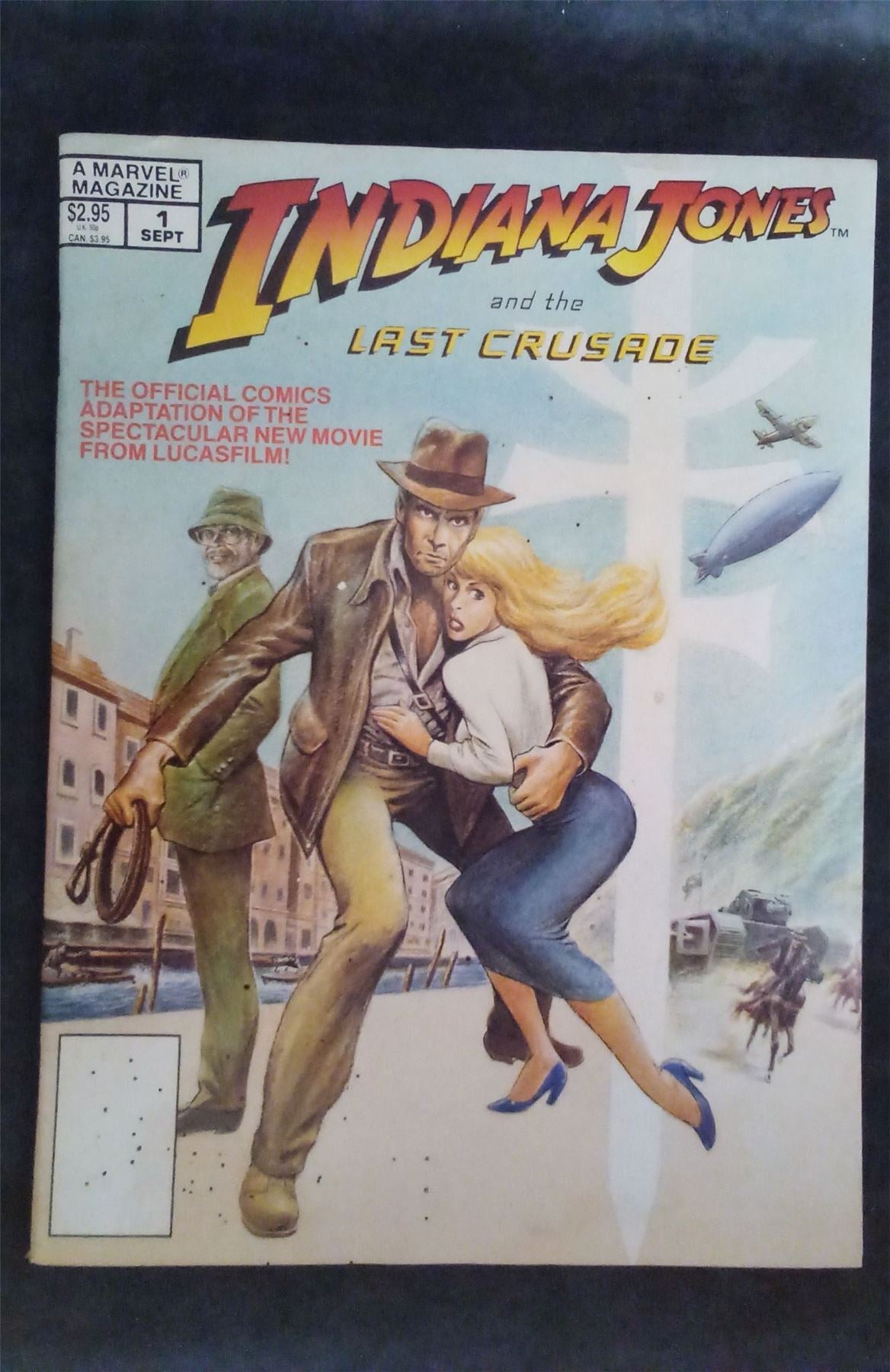 Indiana Jones and the Last Crusade #1 1989 marvel Comic Book