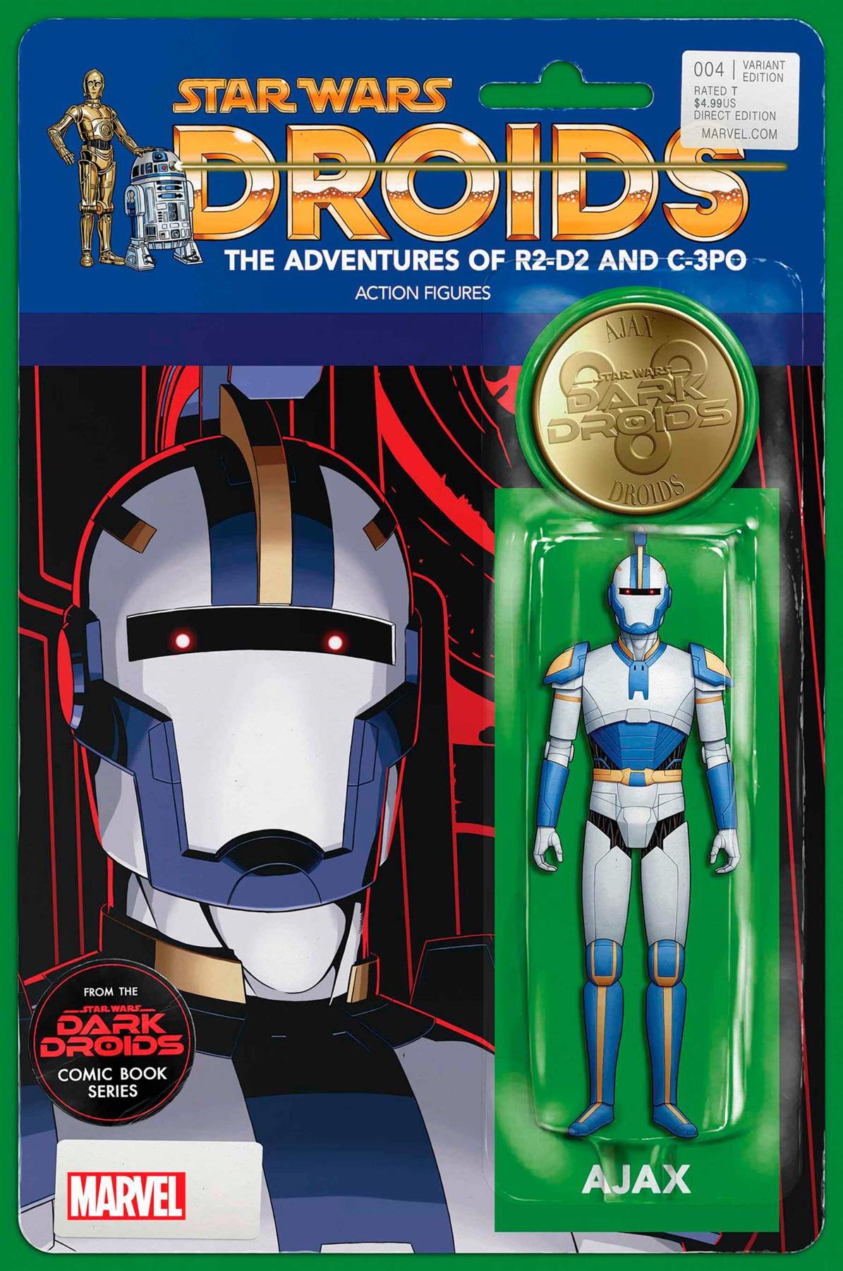 Star Wars Dark Droids D-squad #4 Christopher Action Figure (Christopher Action Figure) Marvel Prh Comic Book 2023