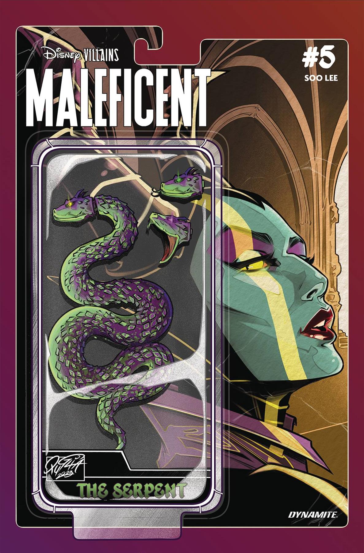 Disney Villains Maleficent #5 Cvr H 10 Copy Incv Action Figu Dynamite Comic Book