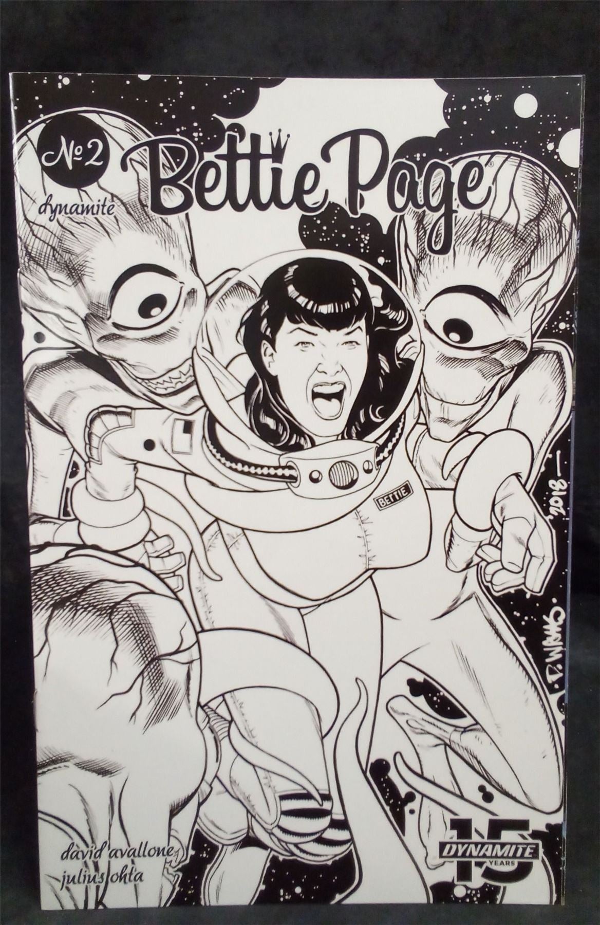 Bettie Page #2 Cover G 2019 dynamite entertainment Comic Book