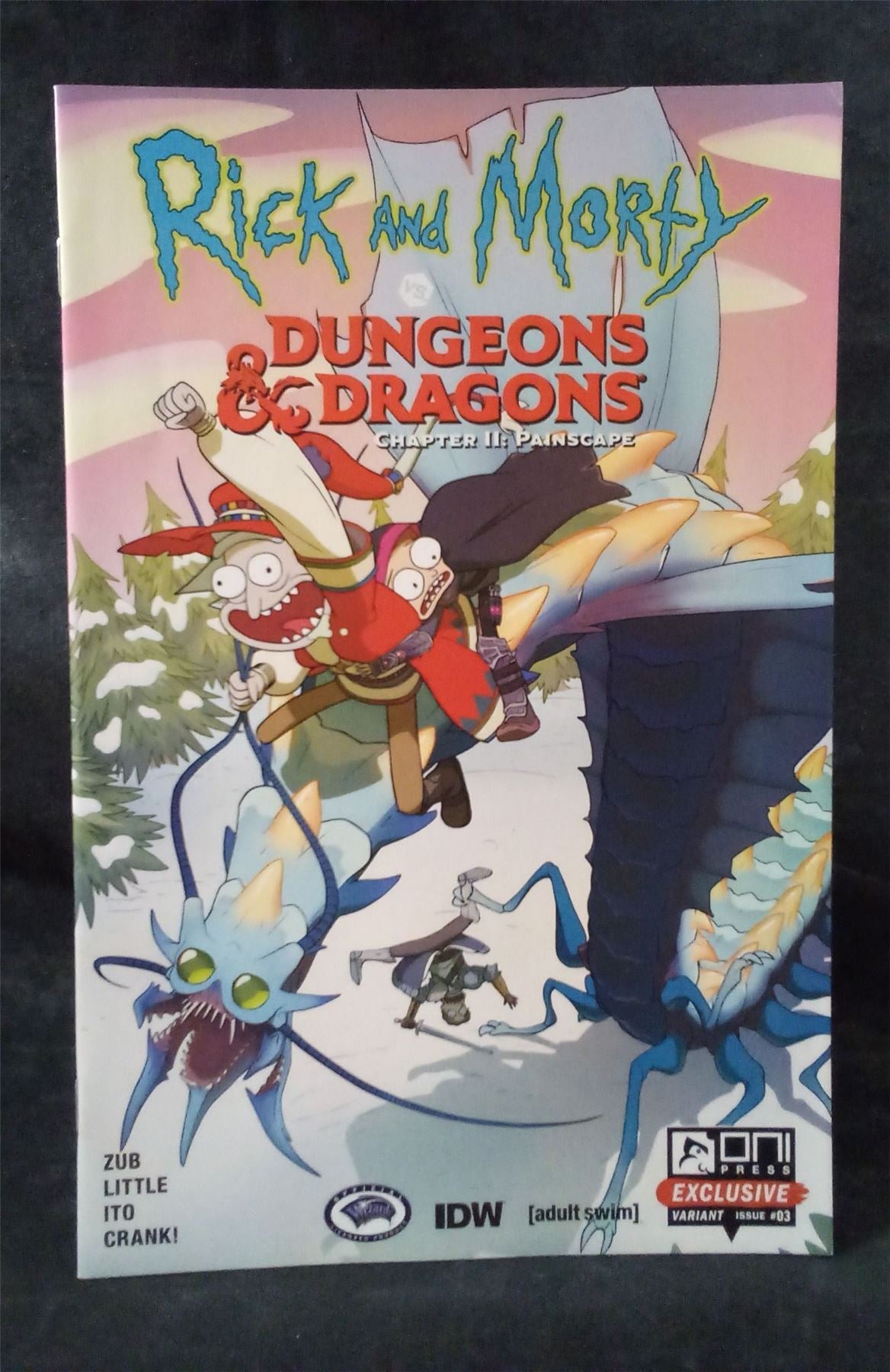 Rick and Morty vs. Dungeons & Dragons #1 Newbury Comics Cover 2018 IDW Comics Comic Book