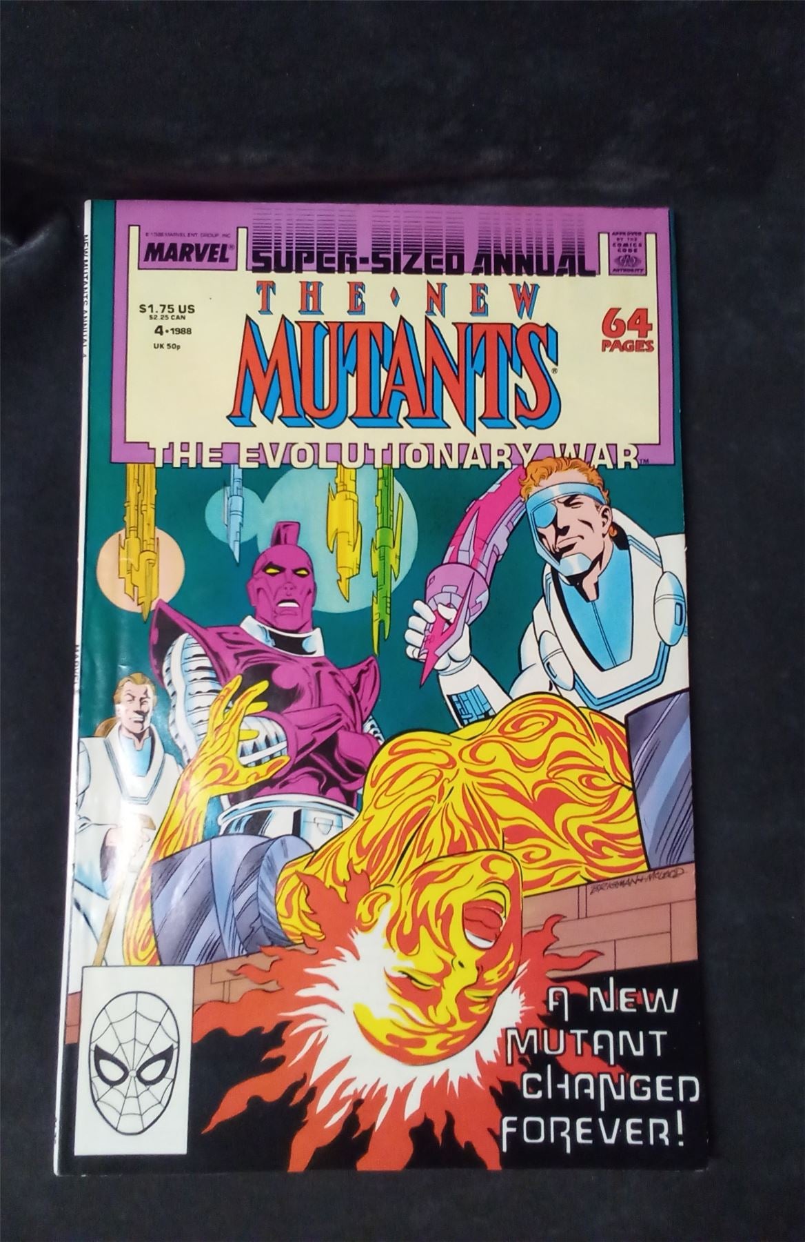 The New Mutants Annual #4 Direct Edition 1988 marvel Comic Book